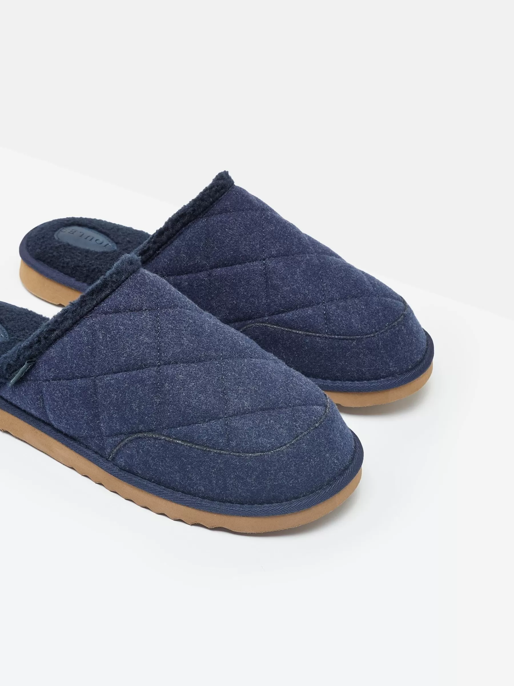 Joules Homebound Quilted Slippers Navy Flash Sale