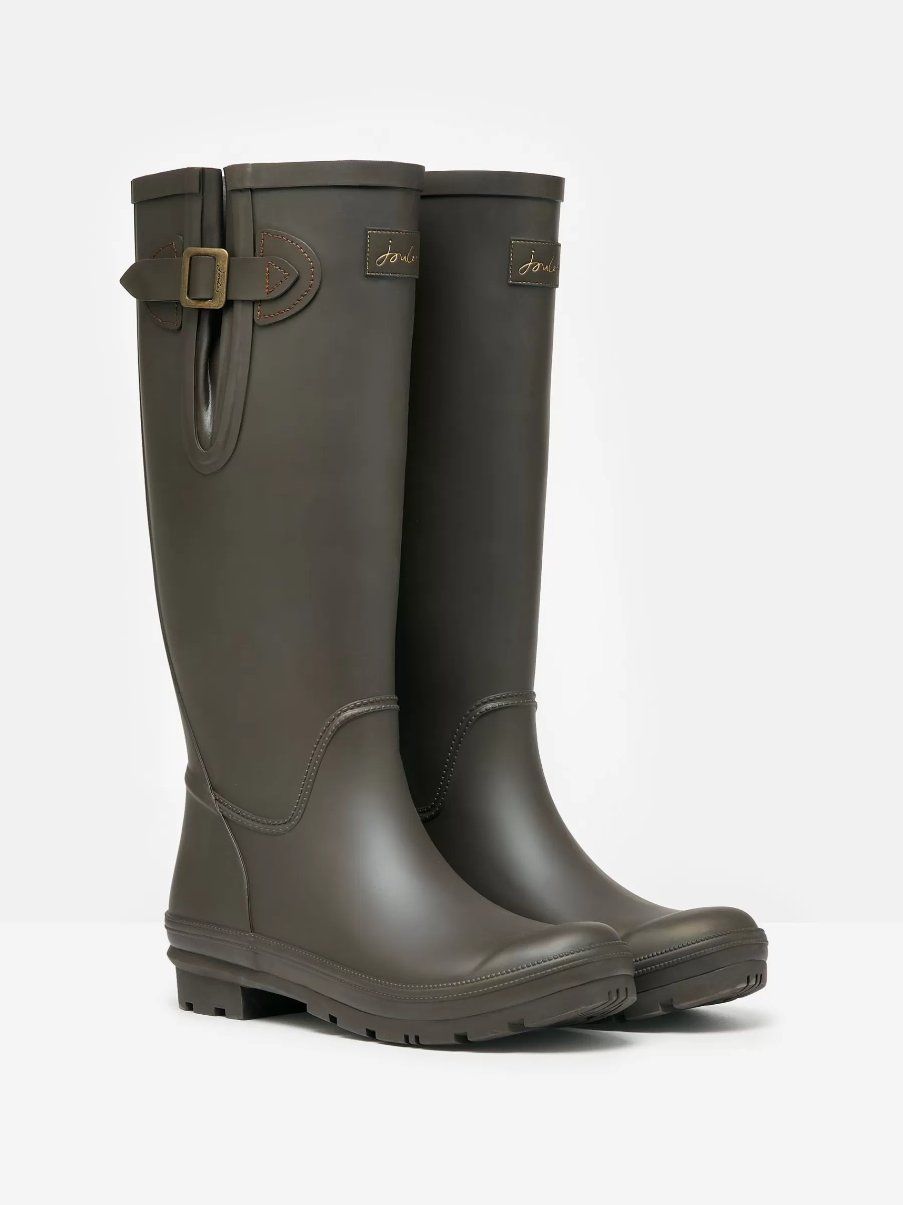 Joules Houghton Chocolate Brown Adjustable Tall Wellies ChocolateBrown Fashion