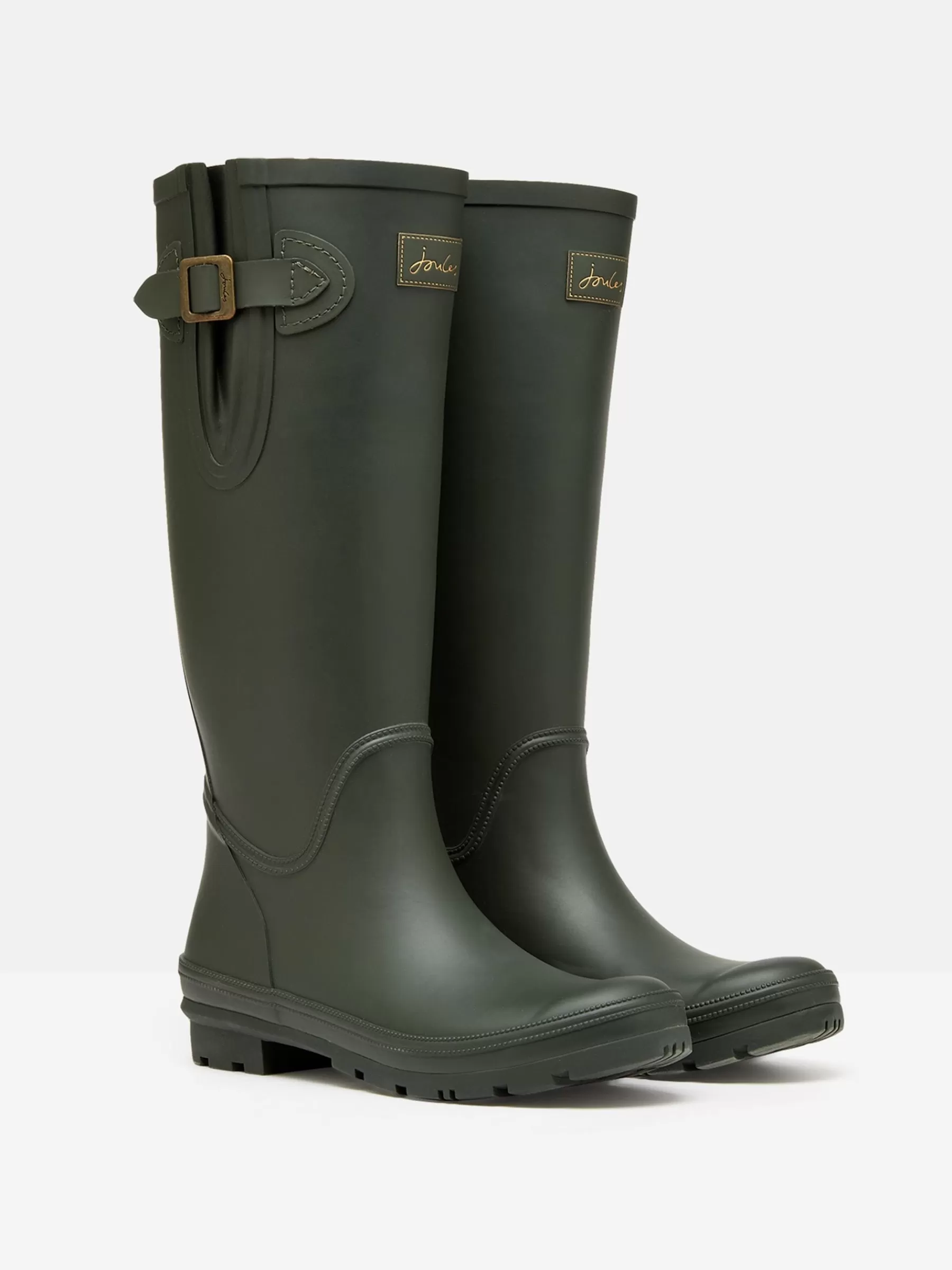 Joules Houghton Adjustable Tall Wellies Green Online