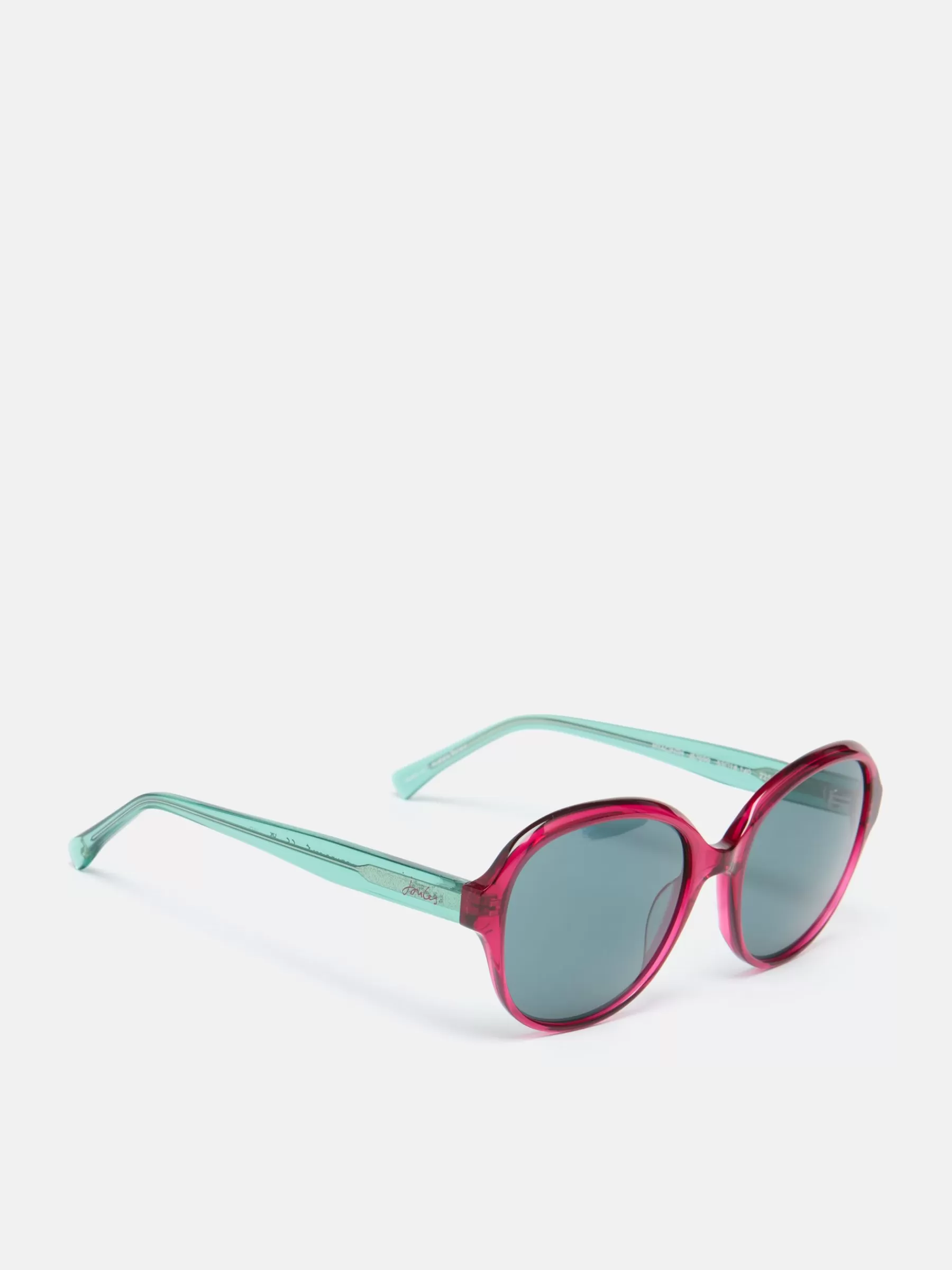 Joules Hyacinth Round Rimmed Sunglasses Red Flash Sale