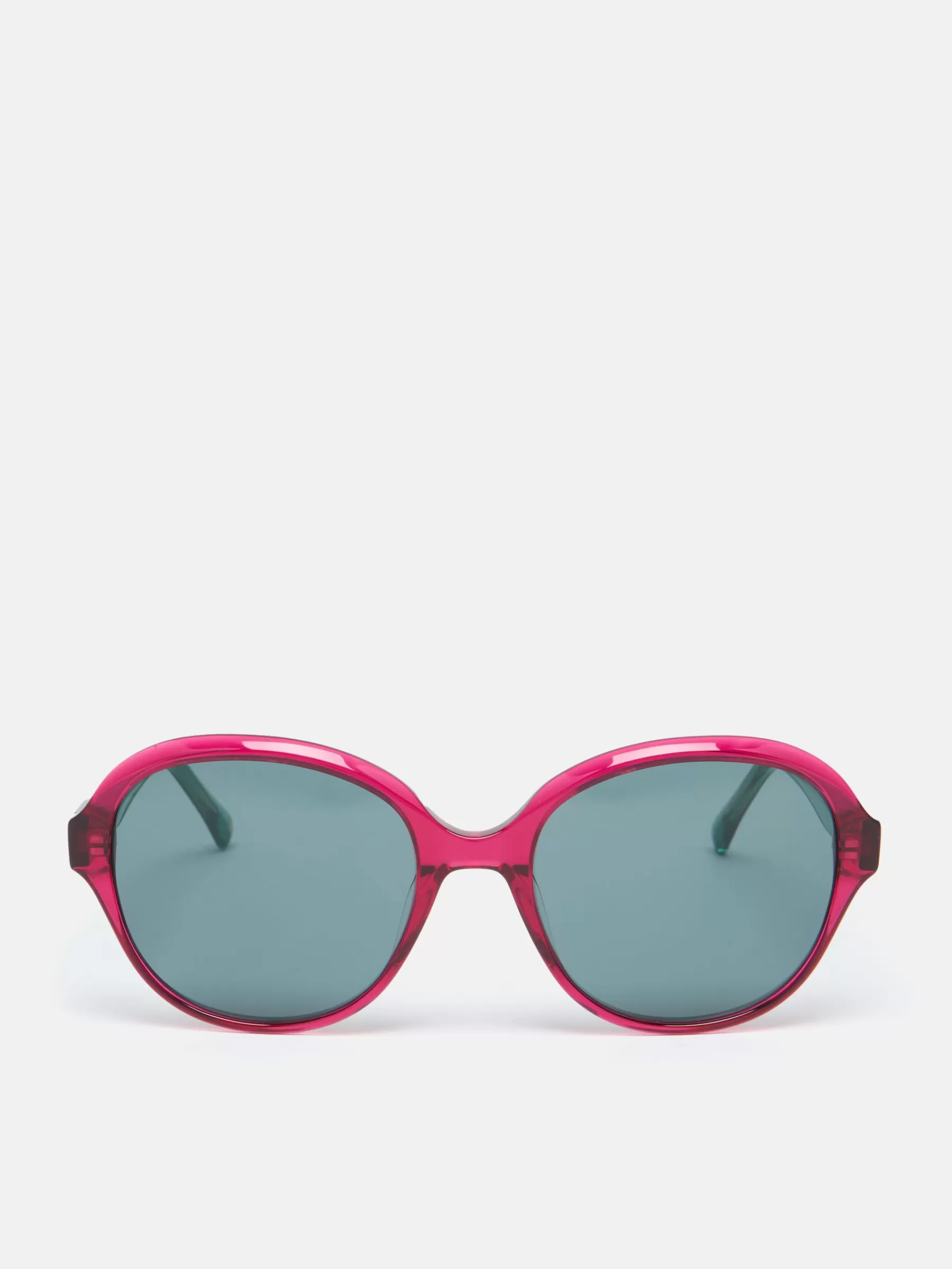 Joules Hyacinth Round Rimmed Sunglasses Red Flash Sale