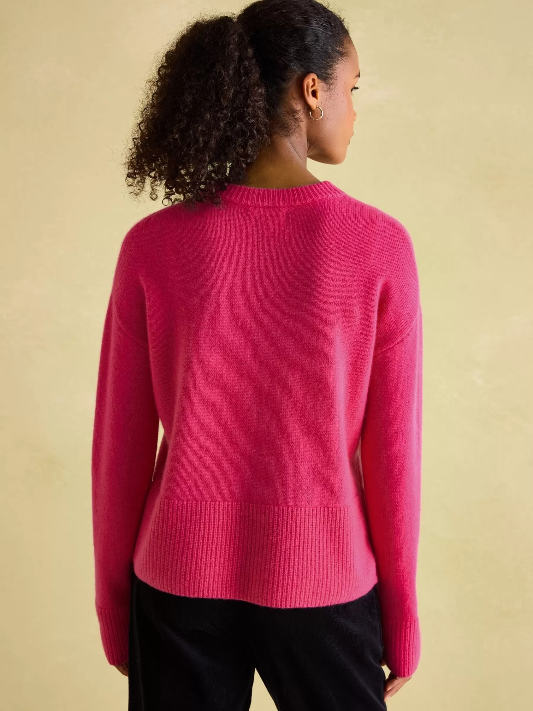 Joules Ivy 100% Cashmere Jumper Pink Best Sale