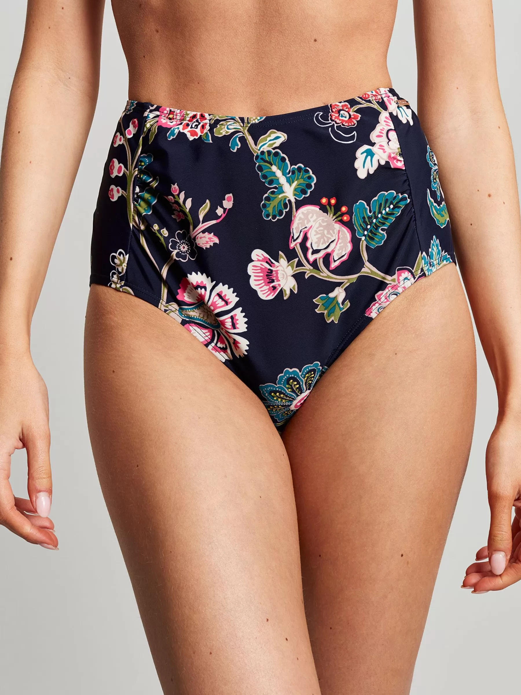 Joules Jasmine Navy Floral Bikini Bottoms NavyFloral Outlet