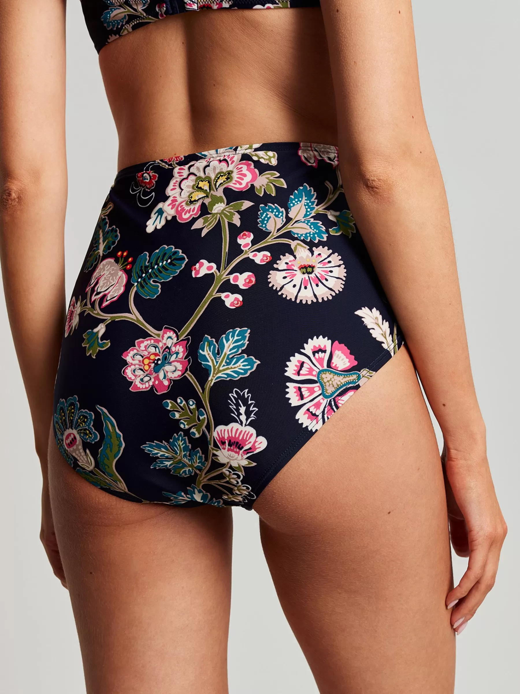 Joules Jasmine Navy Floral Bikini Bottoms NavyFloral Outlet