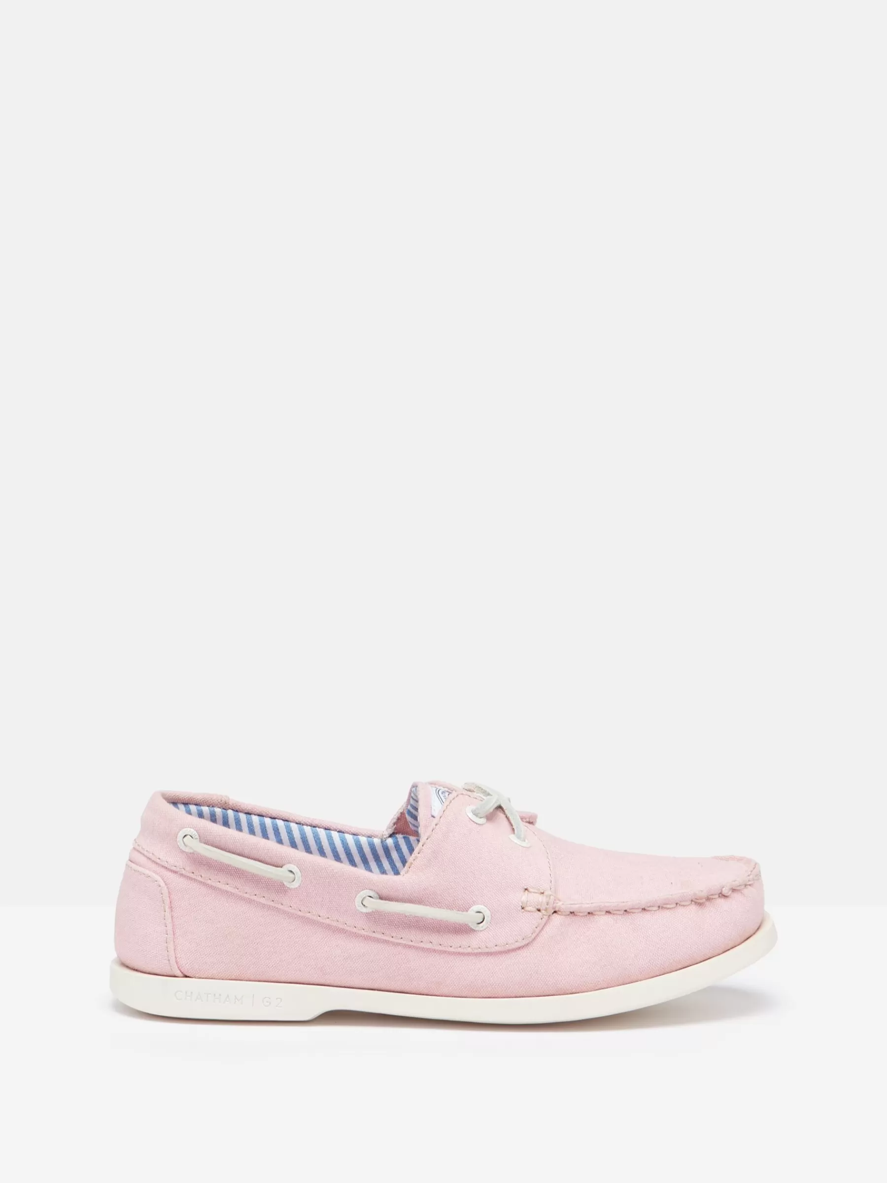 Joules X Chatham Jetty Deck Shoes Pink Flash Sale