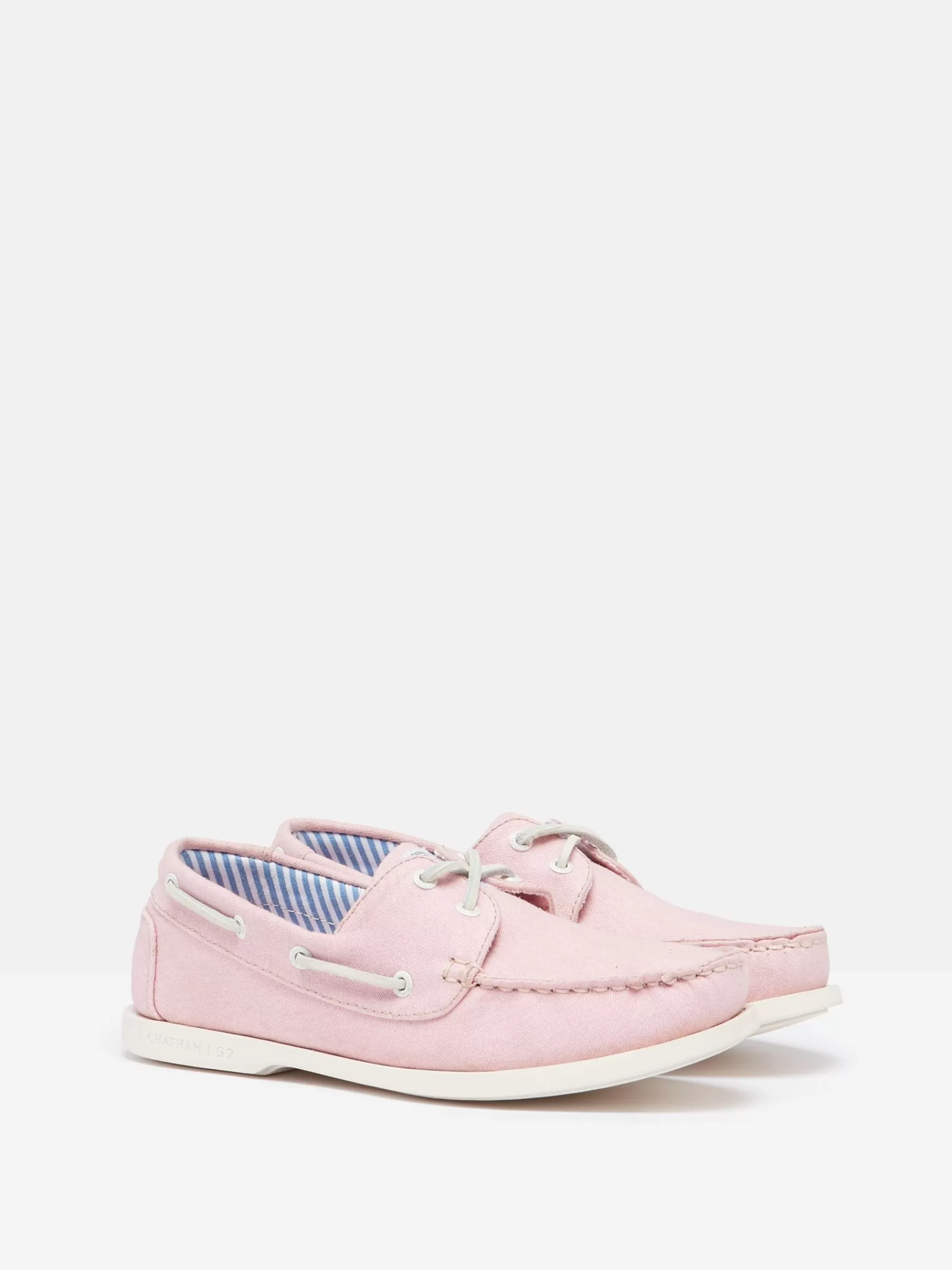 Joules X Chatham Jetty Deck Shoes Pink Flash Sale