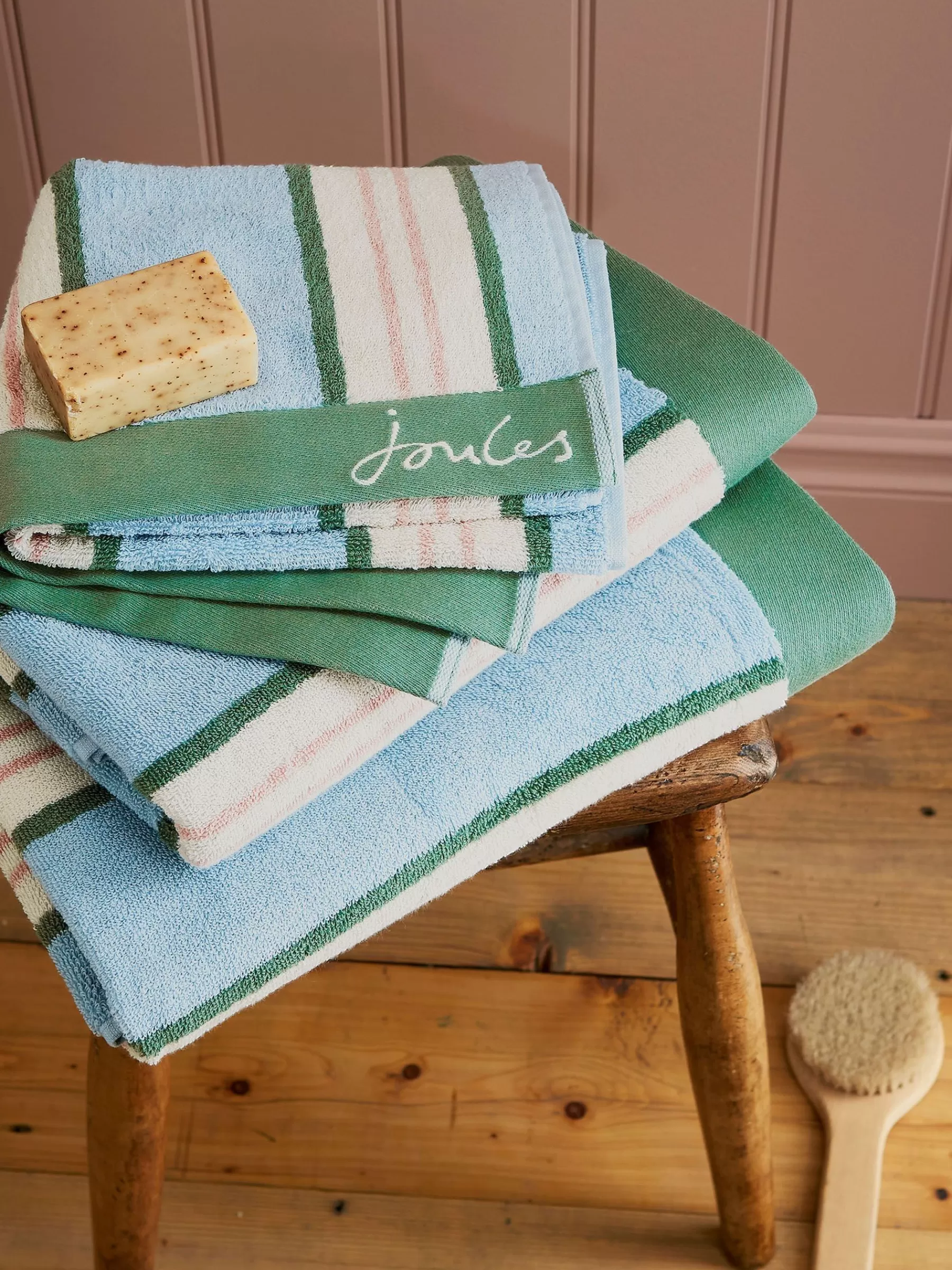 Joules Juliette 100% Cotton Towel Blue Hot