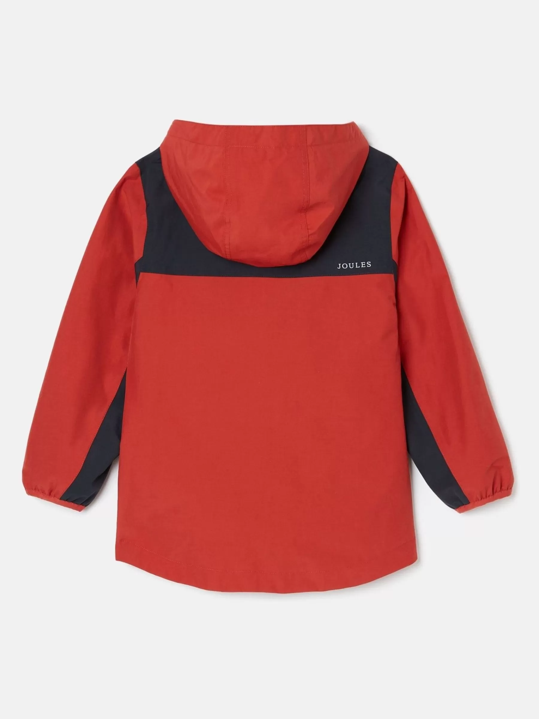 Joules Kids' Ayston Orange Colourblock Waterproof Fleece Lined Raincoat OrangeColourblock Cheap