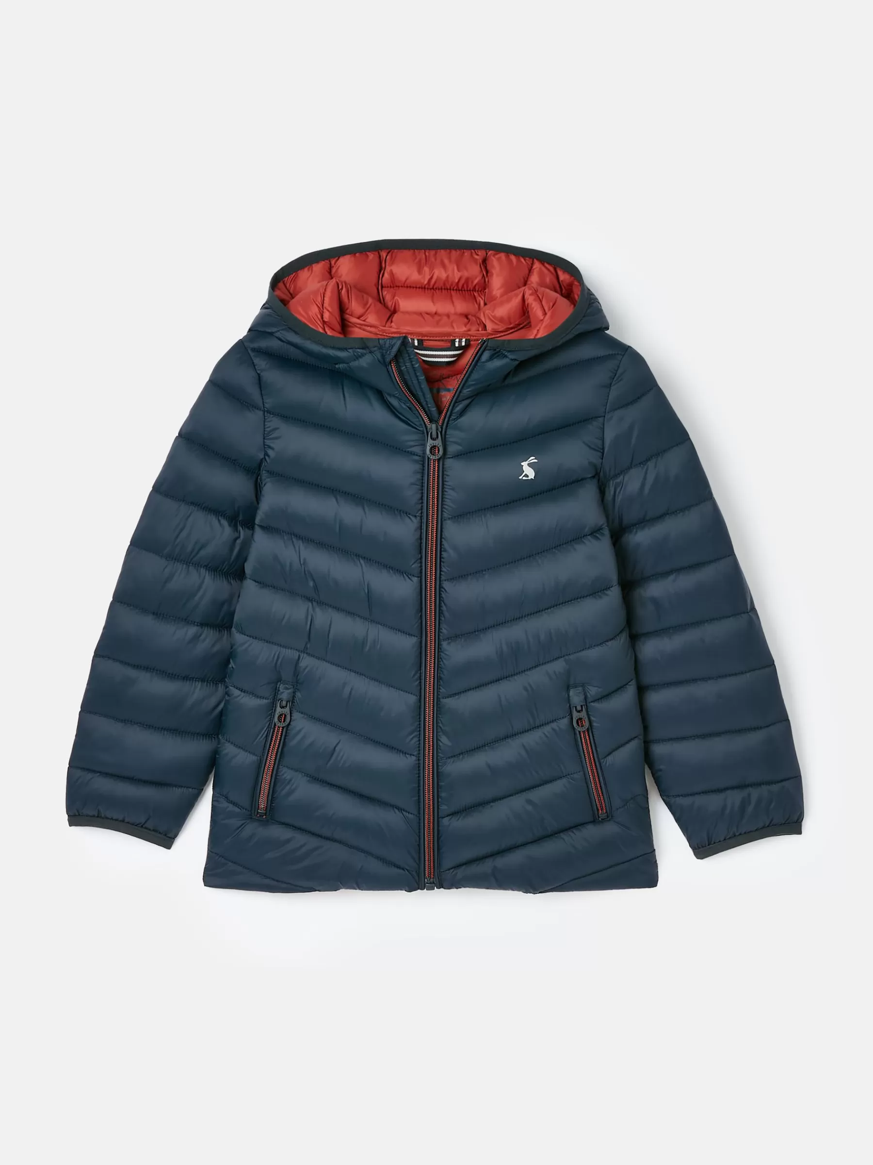 Joules Kids' Cairn Navy Blue Showerproof Padded Coat NavyBlue Flash Sale