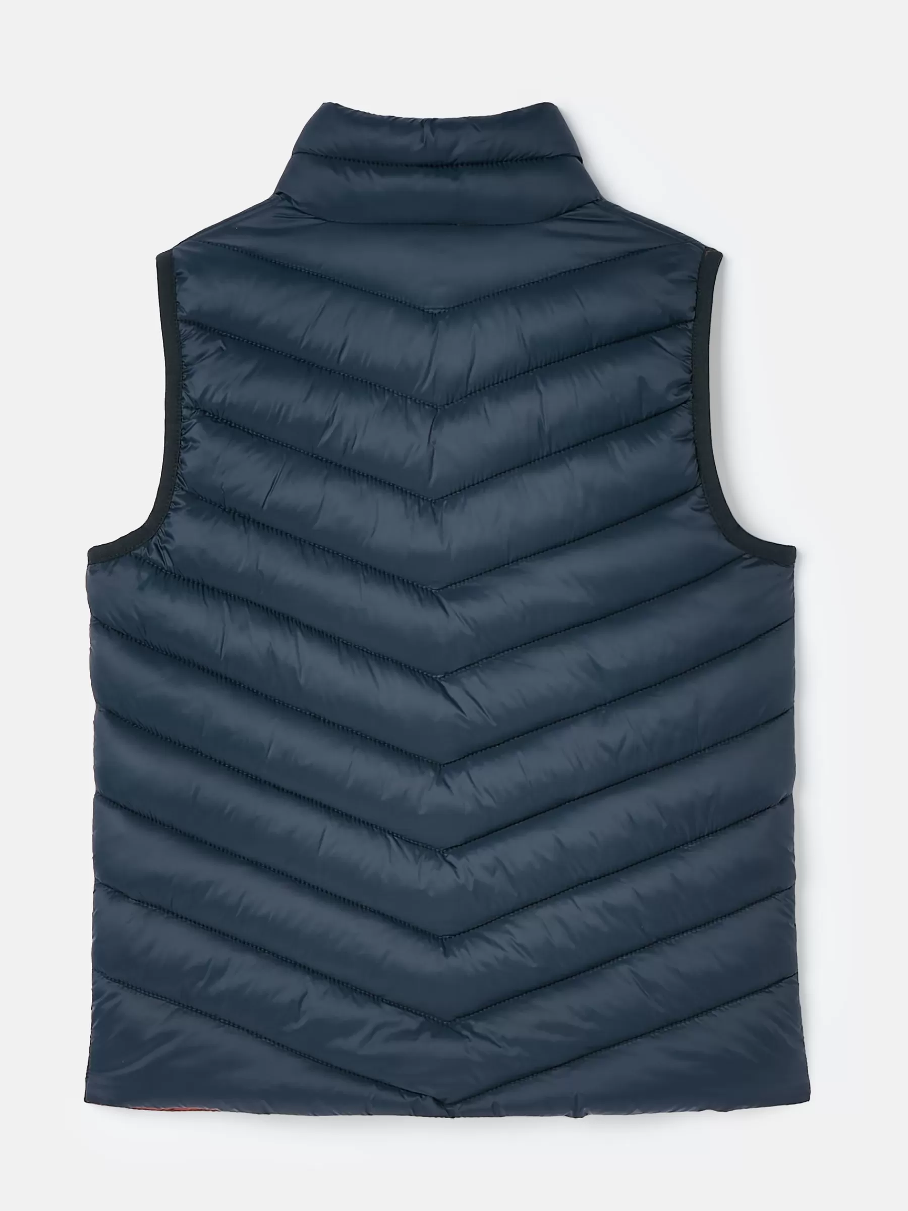 Joules Kids' Crofton Navy Blue Showerproof Quilted Gilet NavyBlue Shop