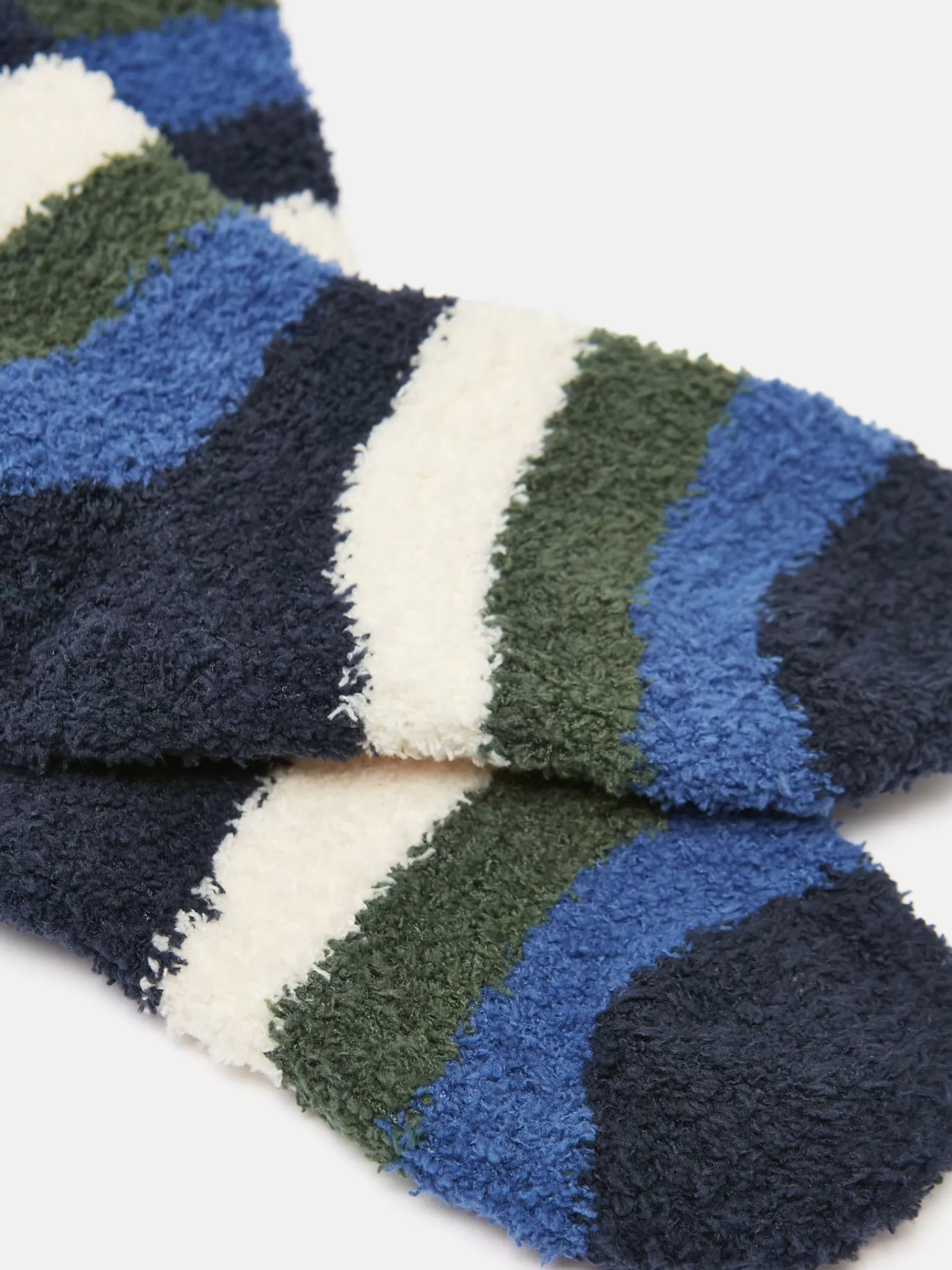 Joules Kids' Fluffy Socks Blue/Navy Clearance