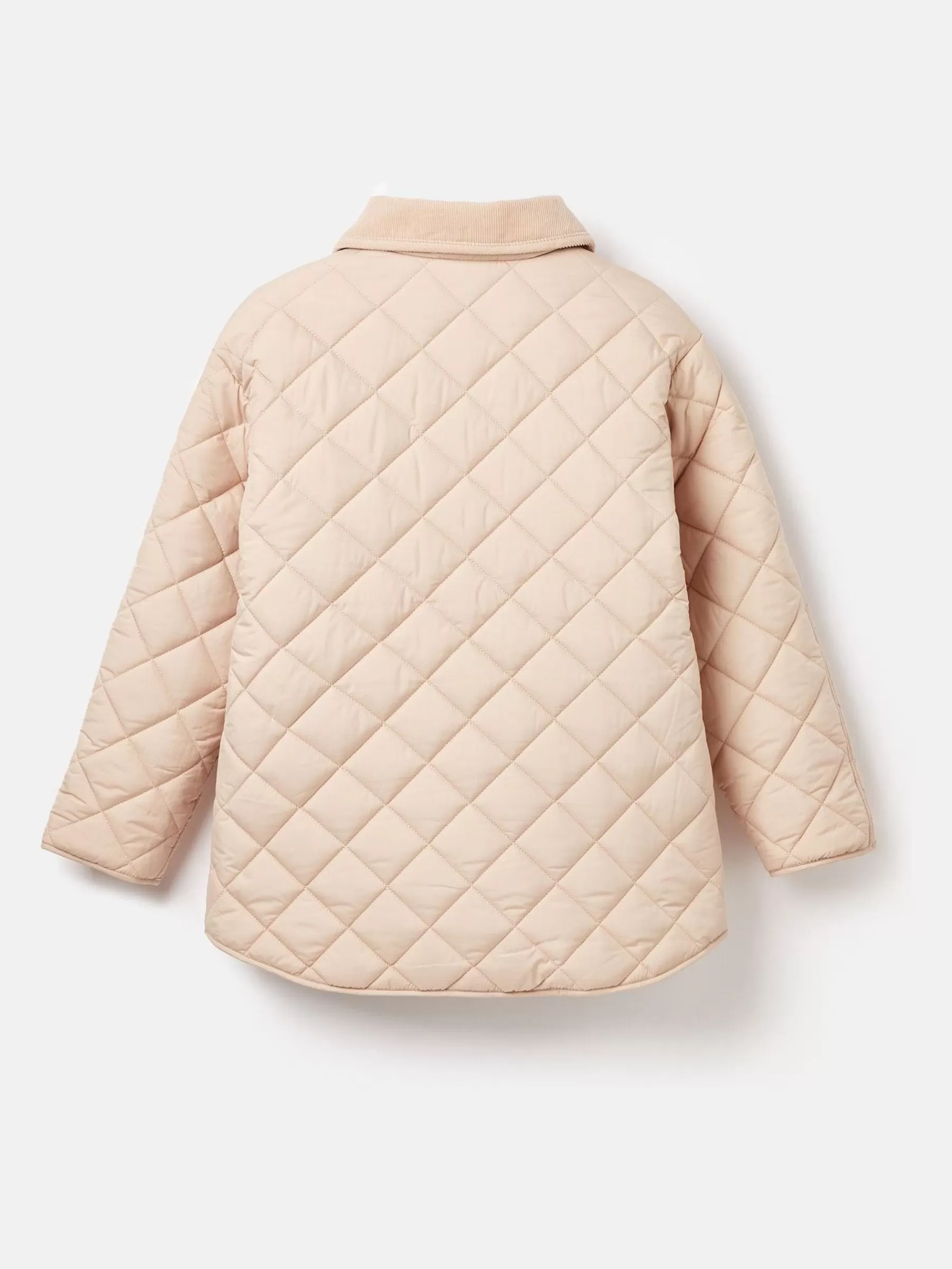 Joules Kids' Mayberry Quilted Jacket Natural Discount