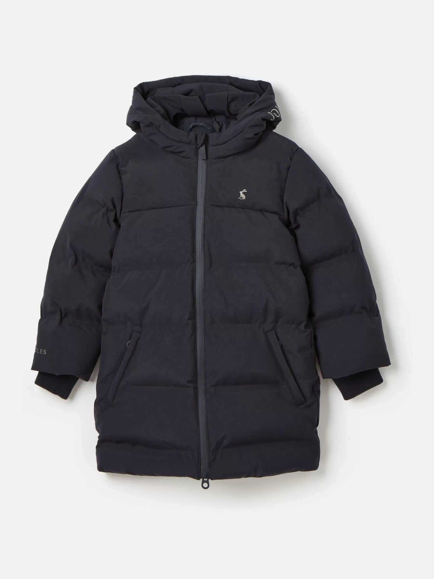 Joules Kids' Padwell Navy Blue Waterproof Padded Coat NavyBlue Flash Sale