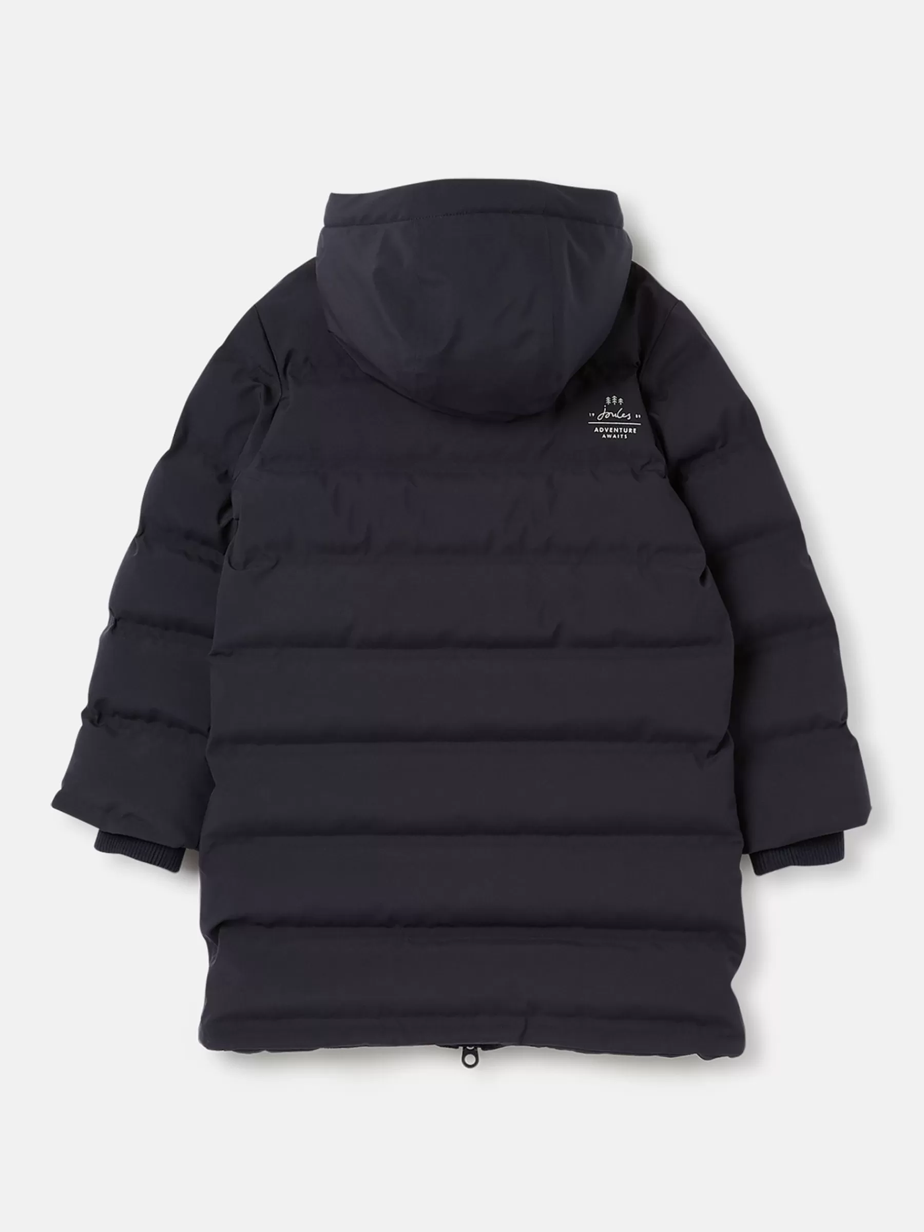 Joules Kids' Padwell Navy Blue Waterproof Padded Coat with Hood NavyBlue Shop