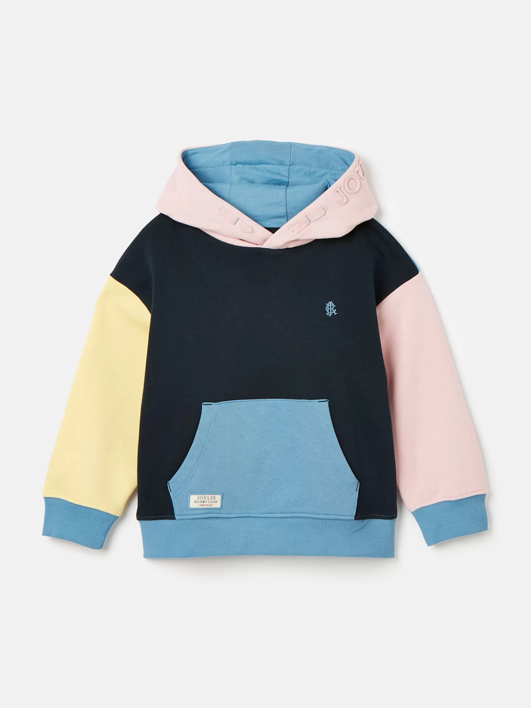 Joules Kids' Parkside Colour Block Hoodie With Pocket ColourBlock Cheap