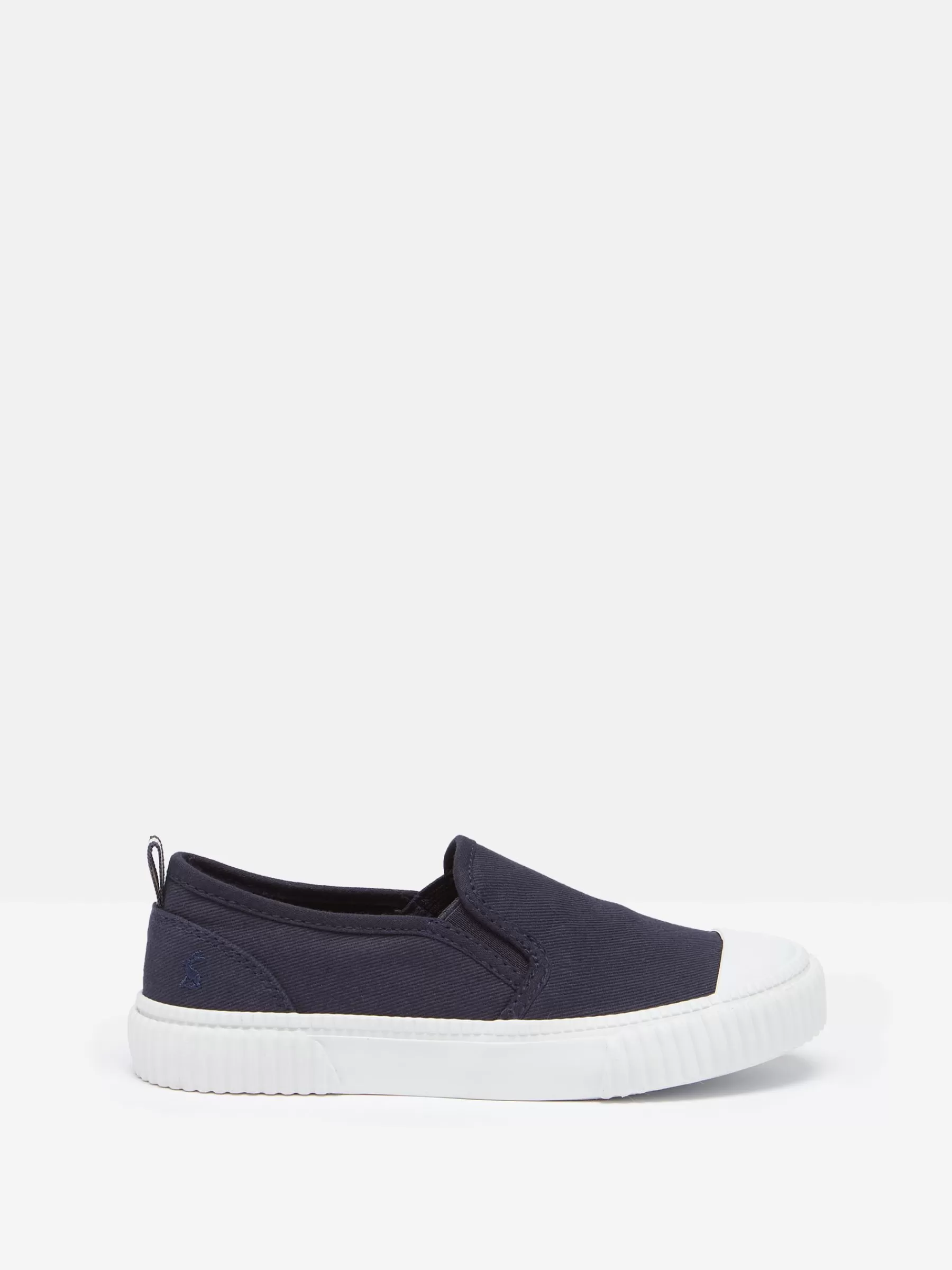 Joules Kids' Peasy Slip On Plimsolls Blue Flash Sale