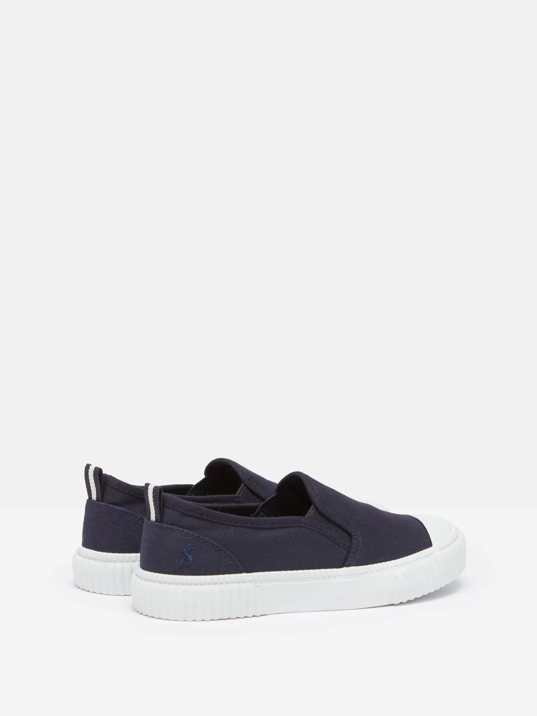 Joules Kids' Peasy Slip On Plimsolls Blue Flash Sale