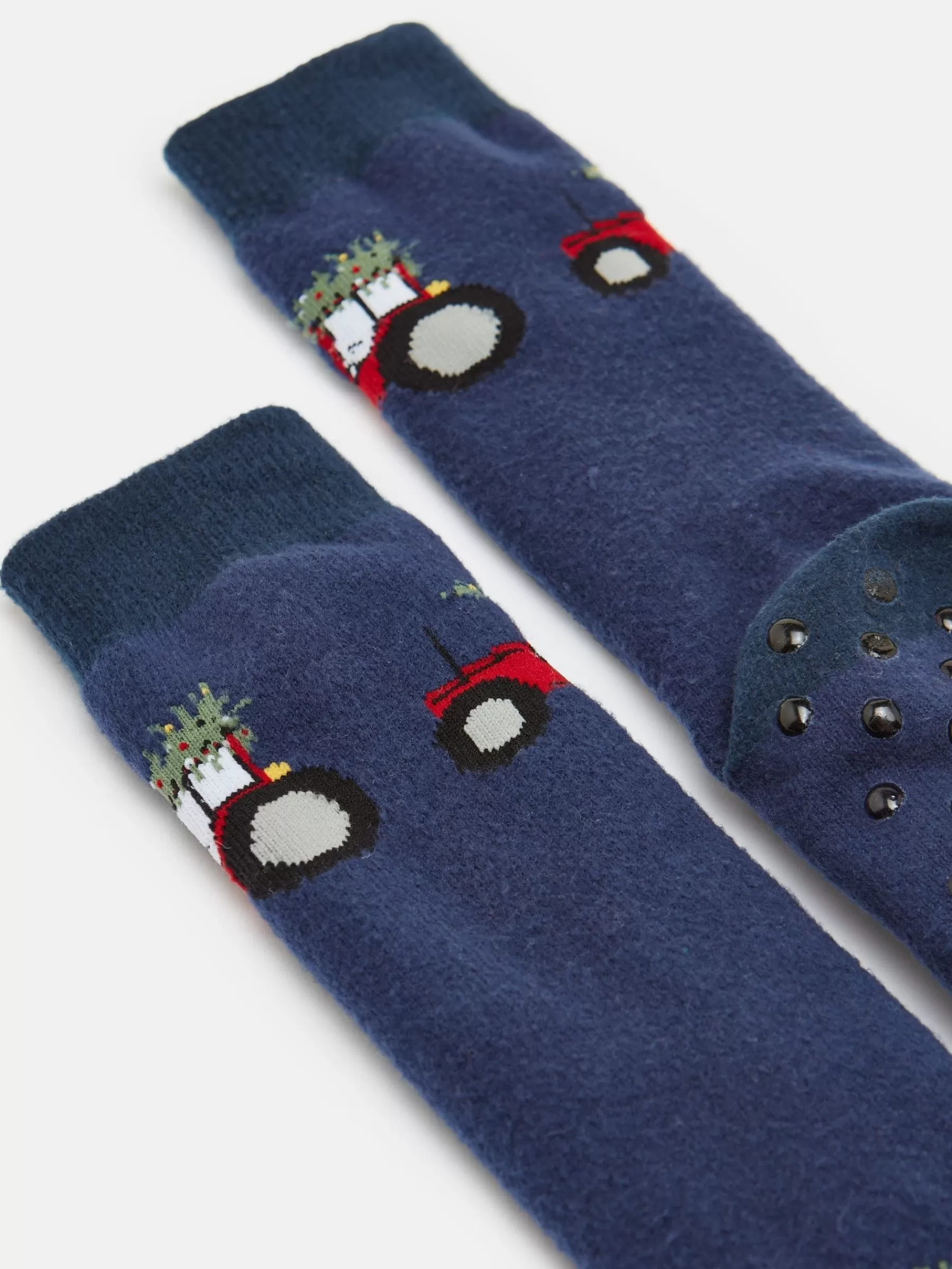 Joules Kids' Runaround Grippy Socks Blue/Navy Online