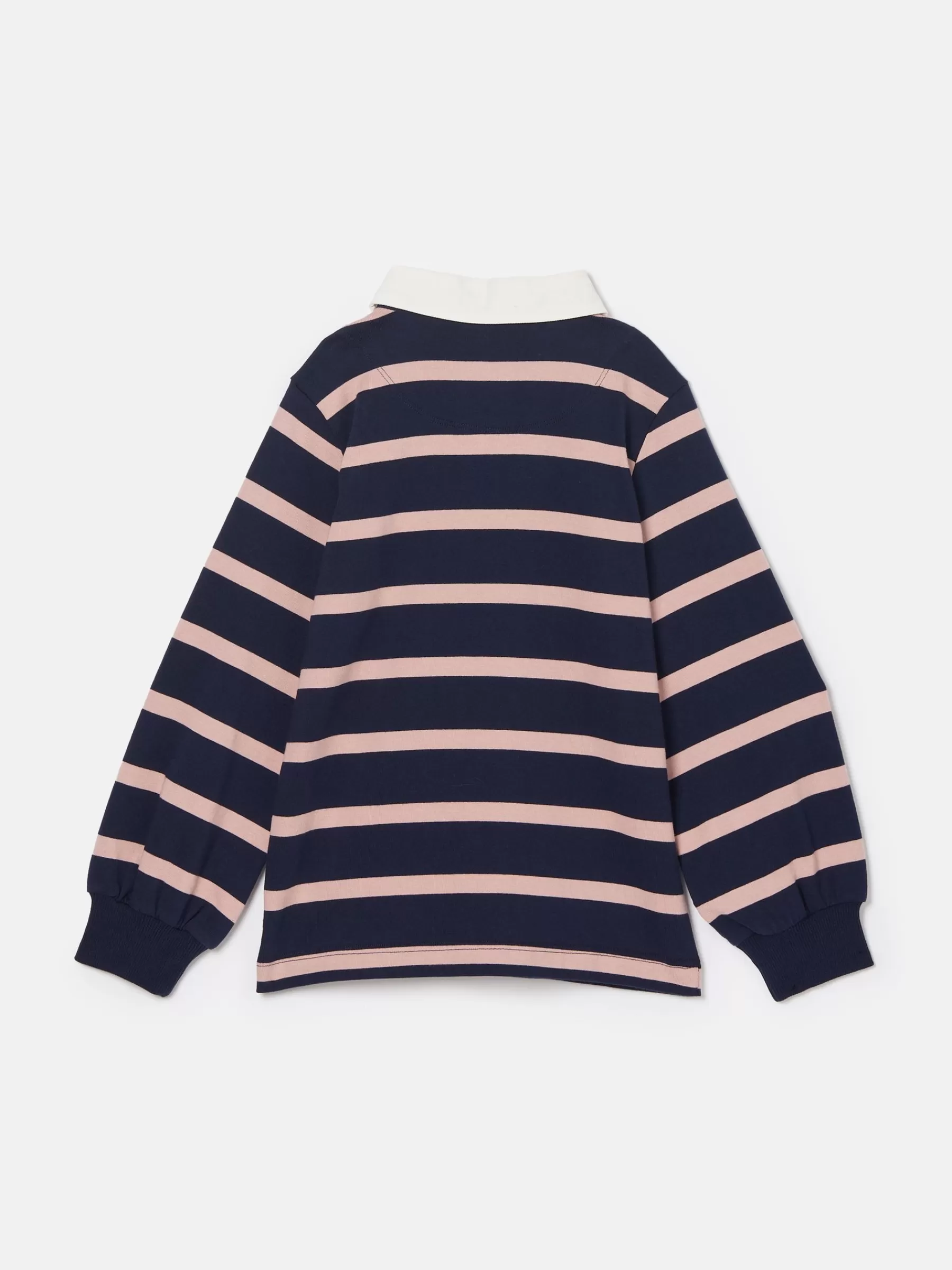 Joules Kids' Sammie Stripe Rugby Top Blue Best Sale