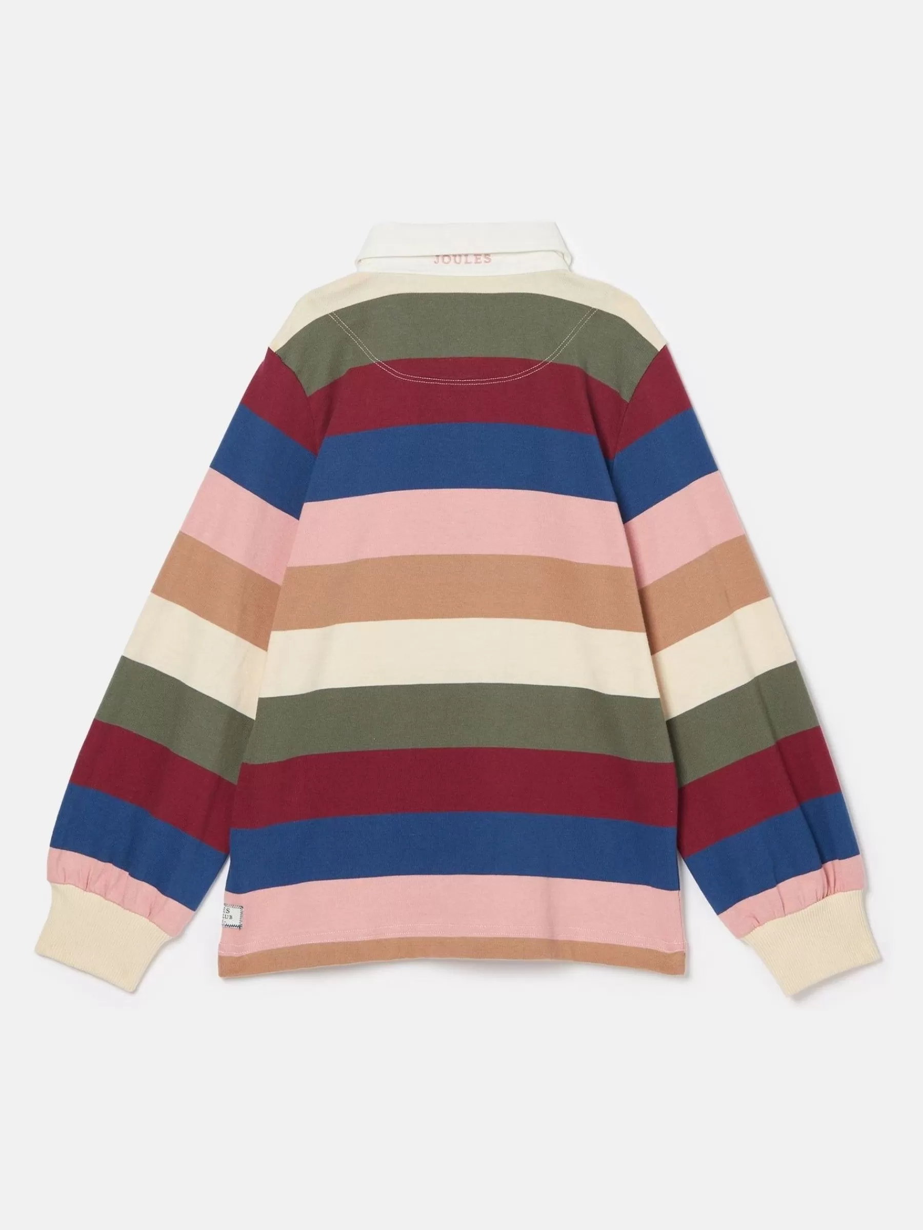 Joules Kids' Sammie Stripe Rugby Top Multi Best