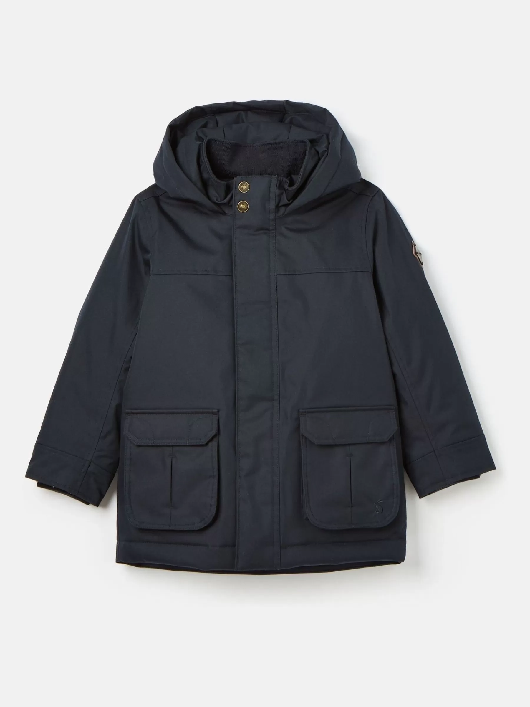 Joules Kids' Ultimate Navy Blue Waterproof Coat with Quilted Lining NavyBlue New