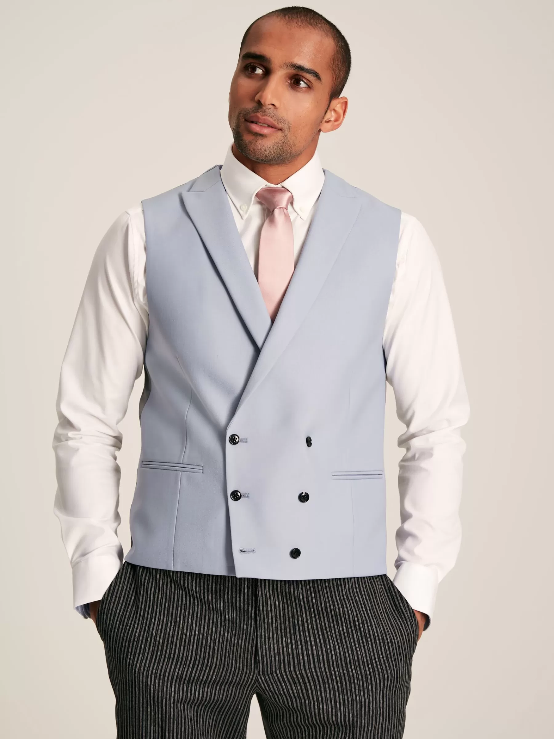 Joules Light Blue Morning Suit Waistcoat LightBlue Outlet