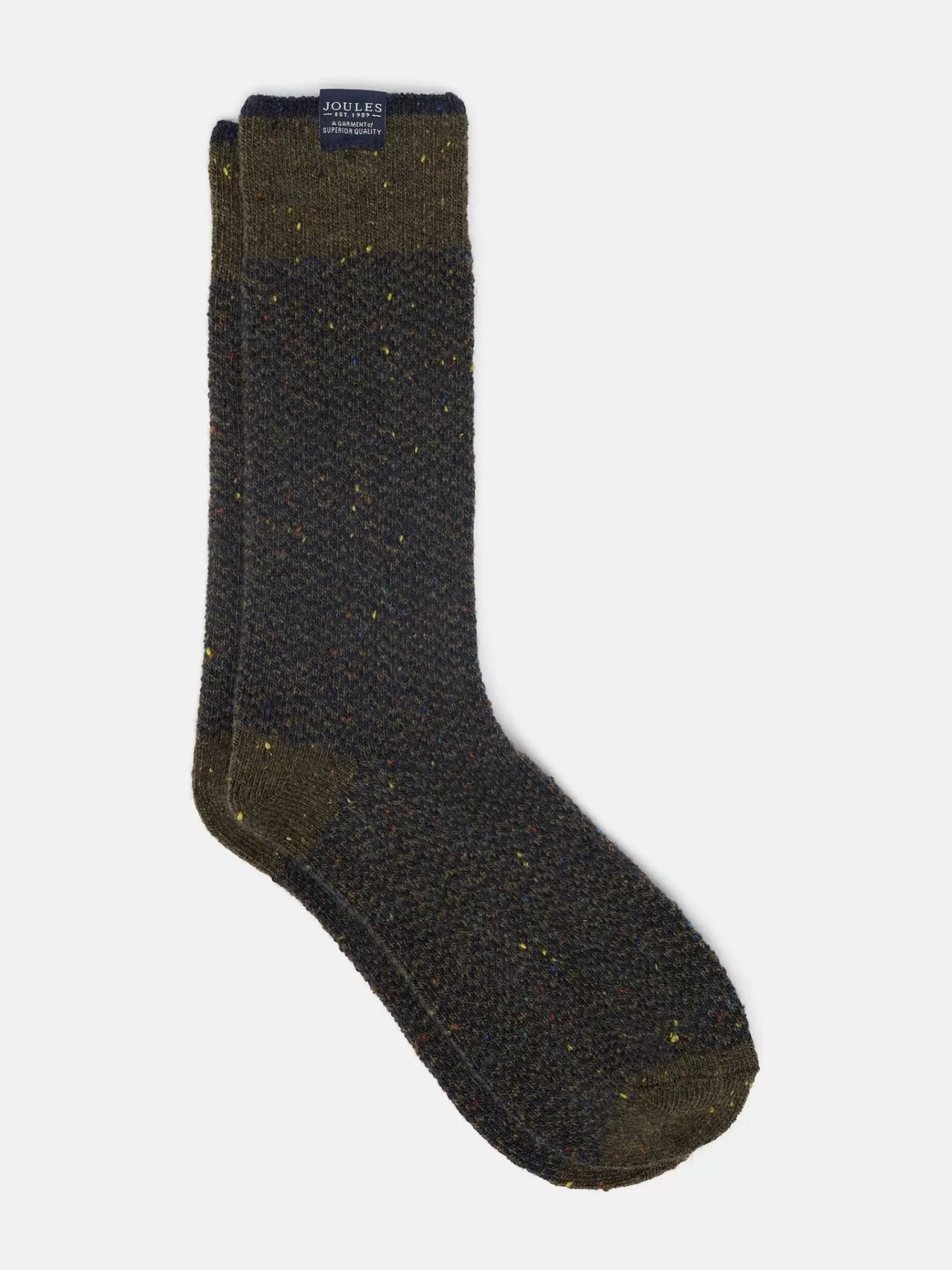 Joules Men's Cabin Socks Green/Navy Shop