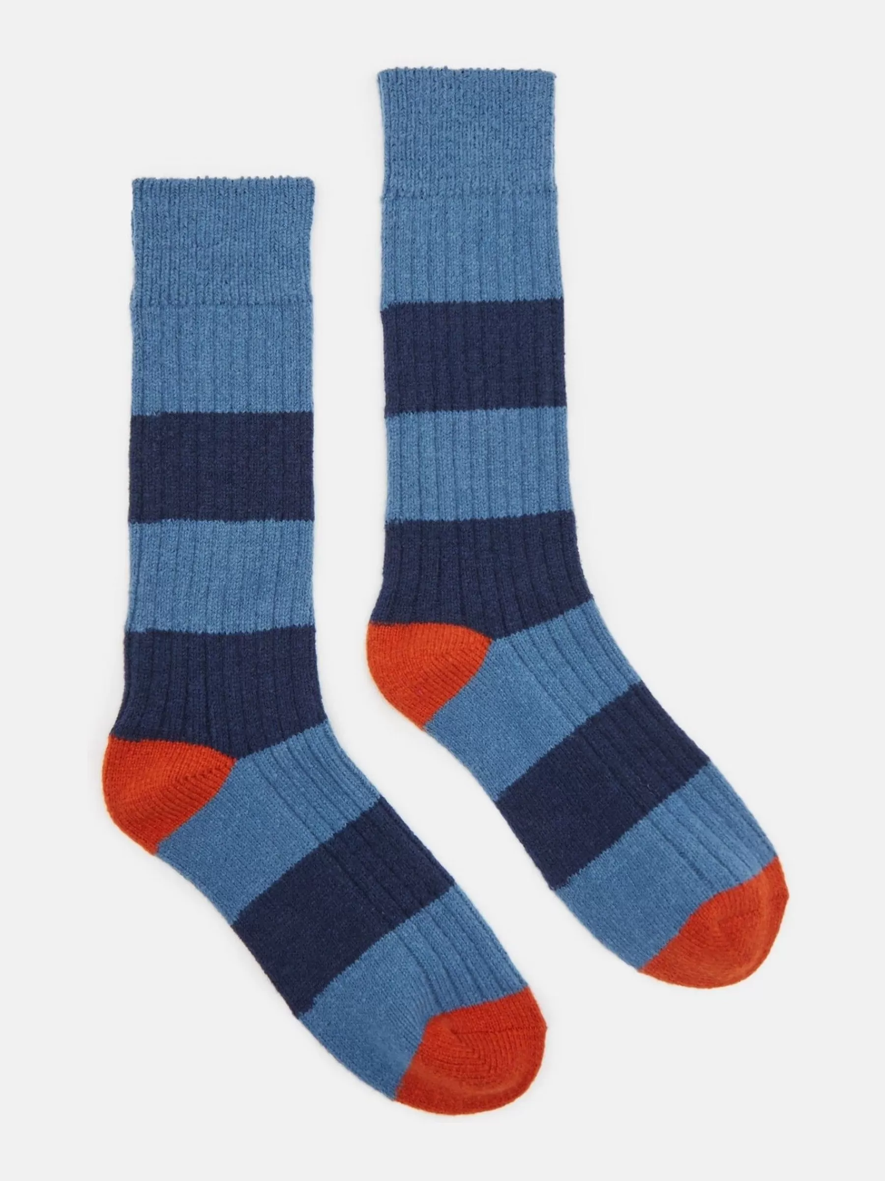 Joules Men's Gibson Cosy Striped Socks Blue/Navy Store