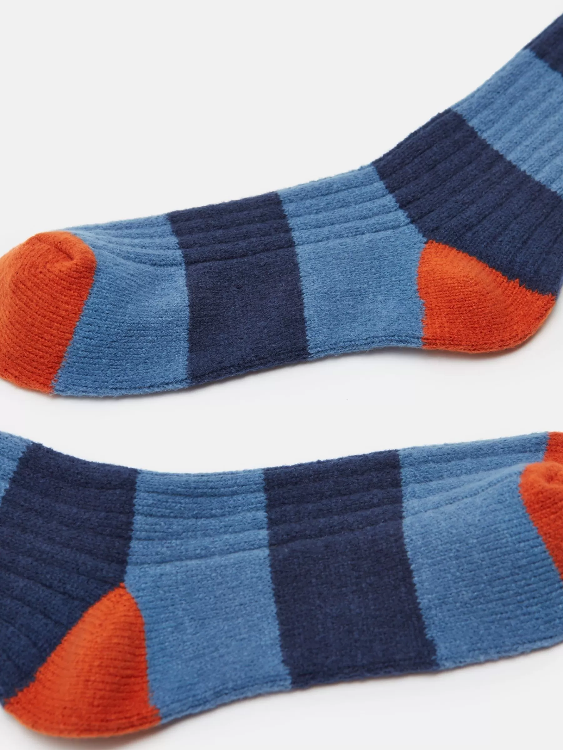 Joules Men's Gibson Cosy Striped Socks Blue/Navy Store