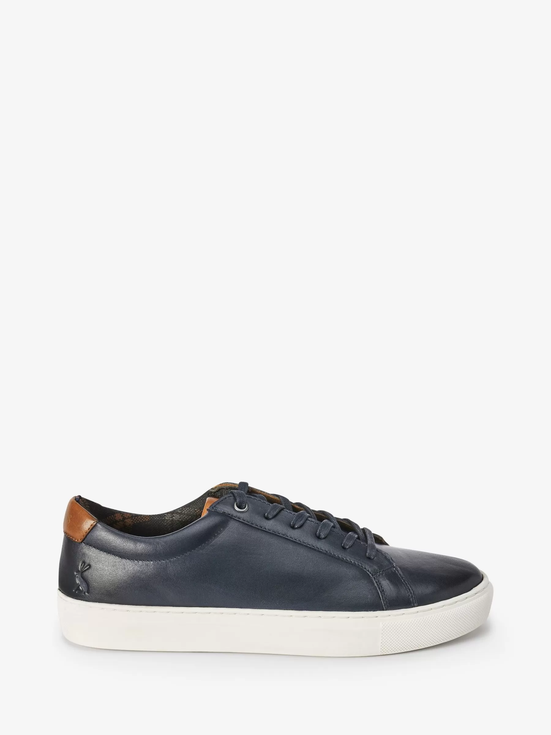 Joules Navy Blue Leather Trainers NavyBlue Hot