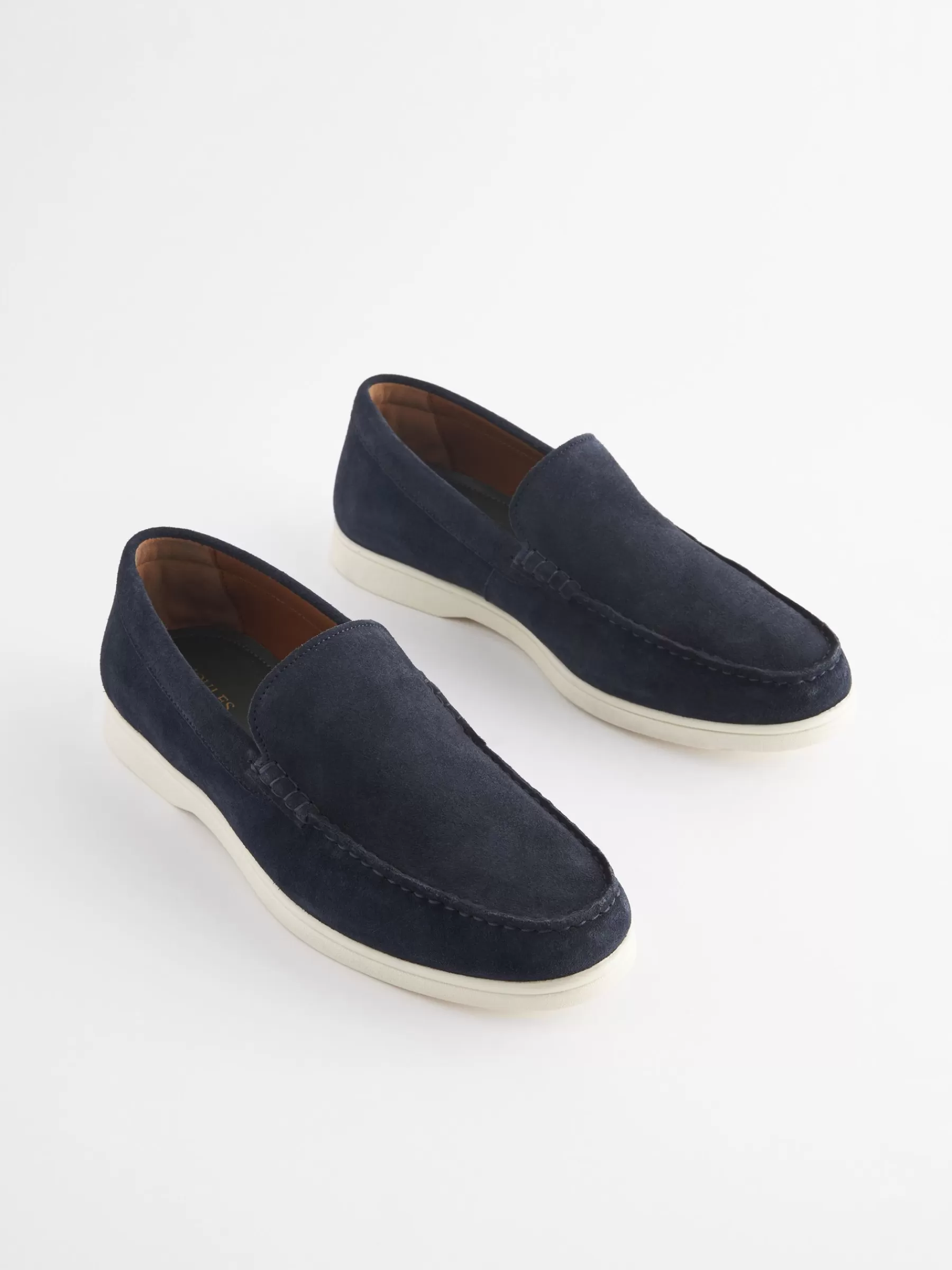 Joules Navy Suede Apron Loafers NavySuede Online