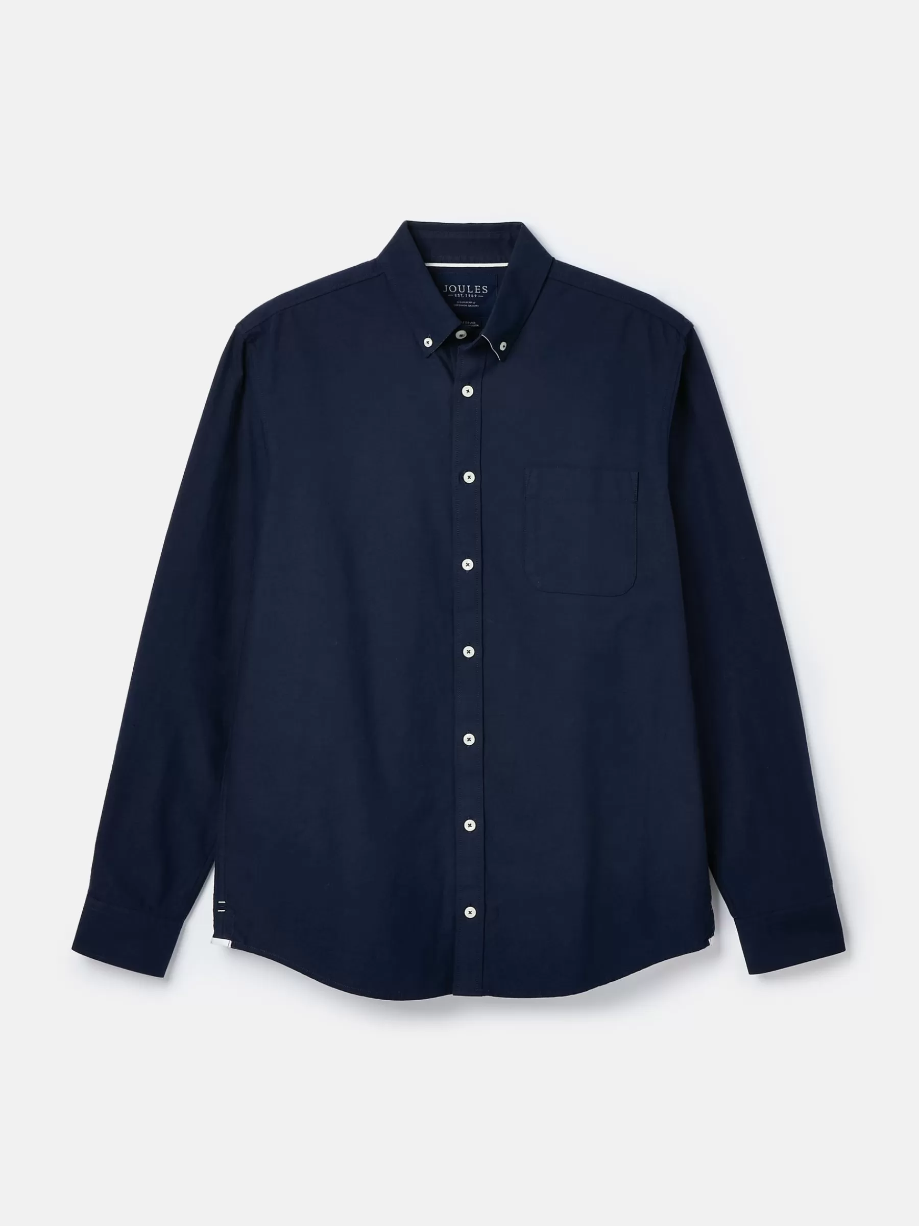 Joules Oxford Navy Blue Long Sleeve Classic Fit Shirt NavyBlue Sale