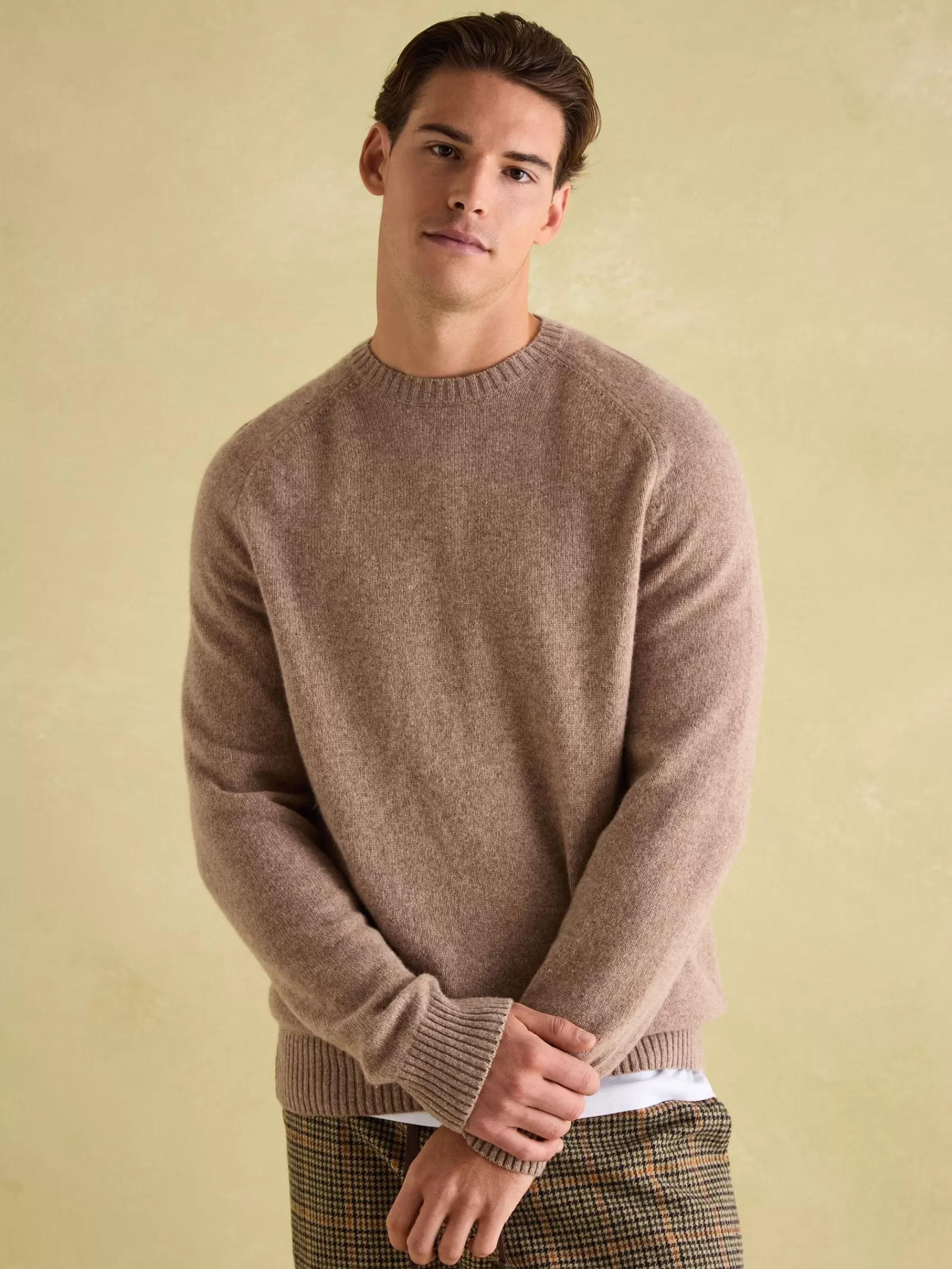 Joules Rowley Lambswool Crew Neck Jumper Cream Best