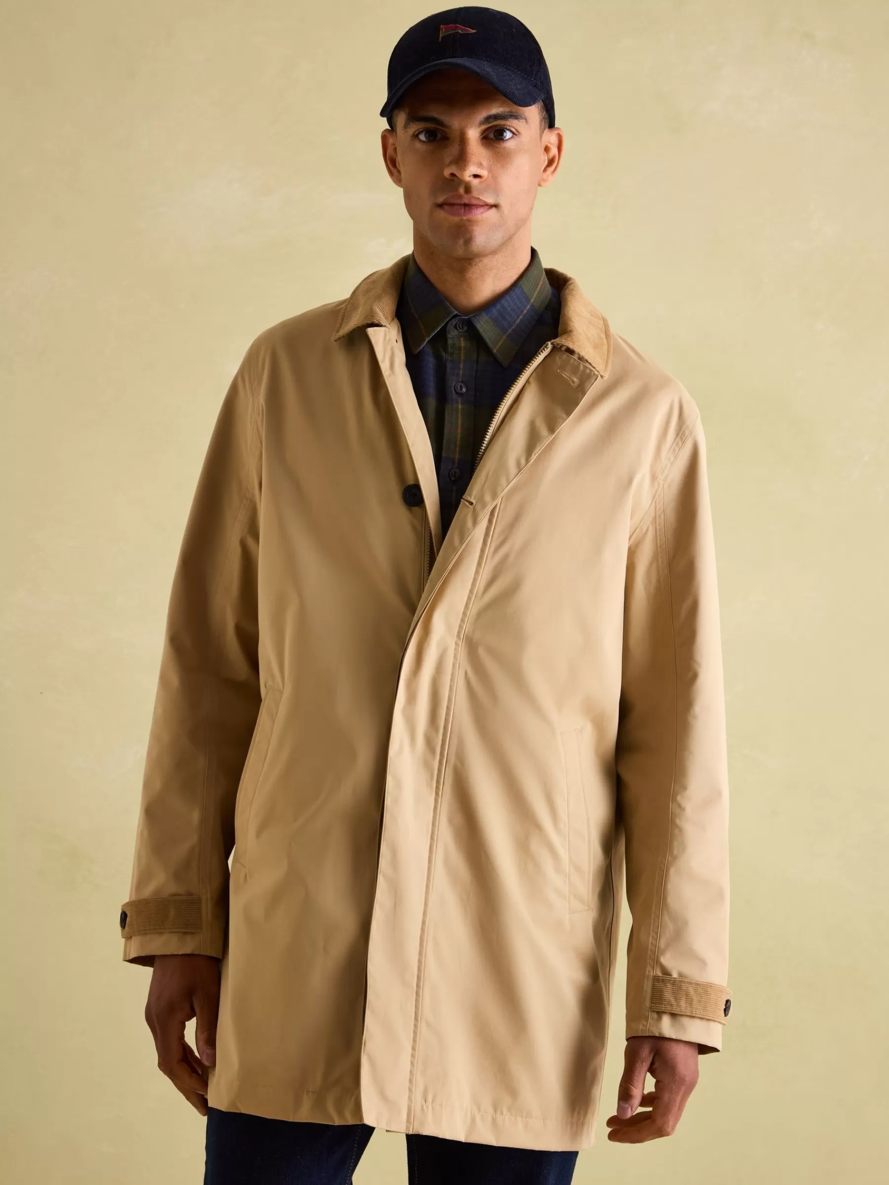 Joules Sandford Tan Brown Waterproof Raincoat TanBrown New