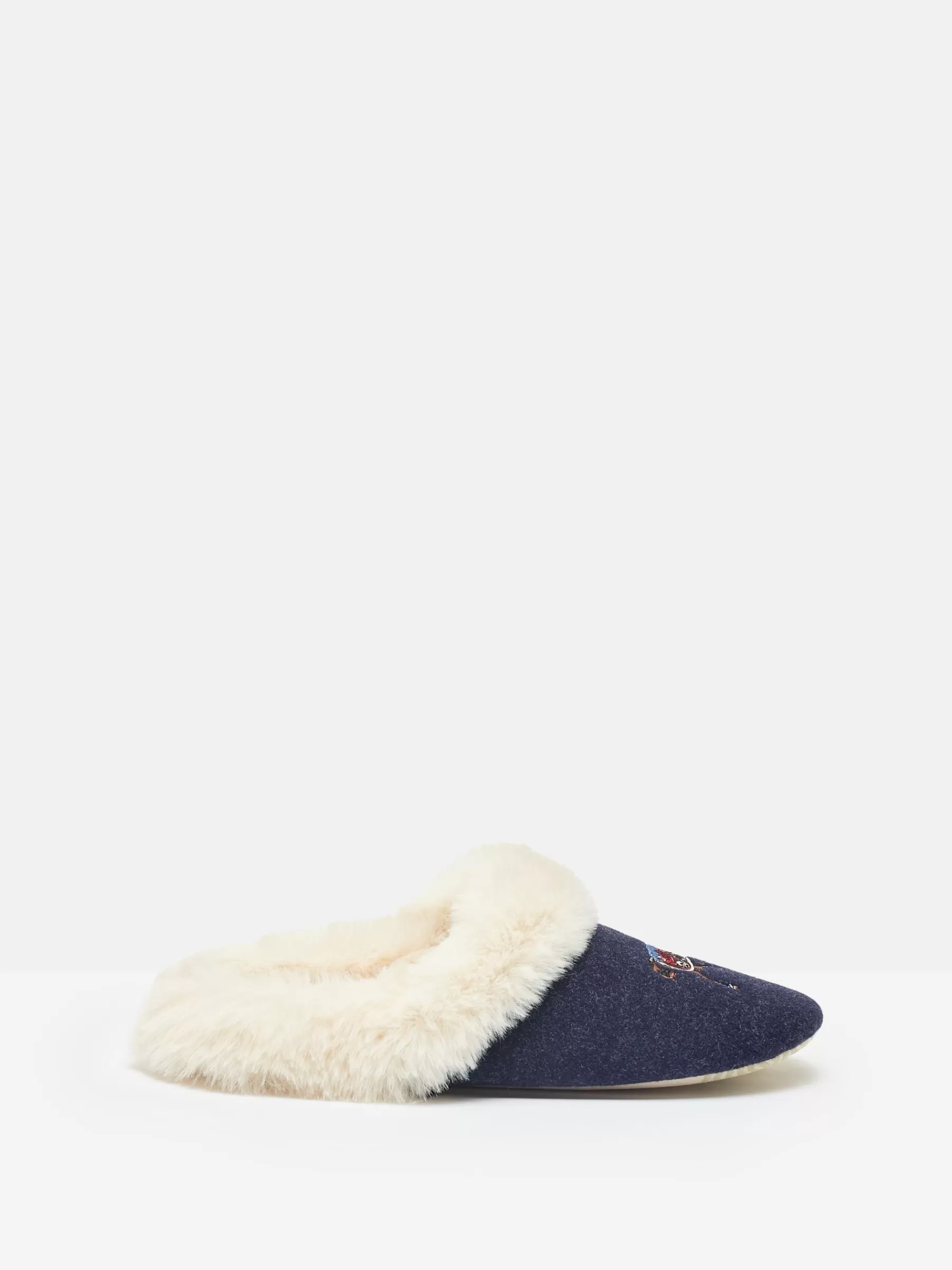 Joules Slippet Luxe Navy Blue Horse Embroided Slippers NavyBlueHorse Sale