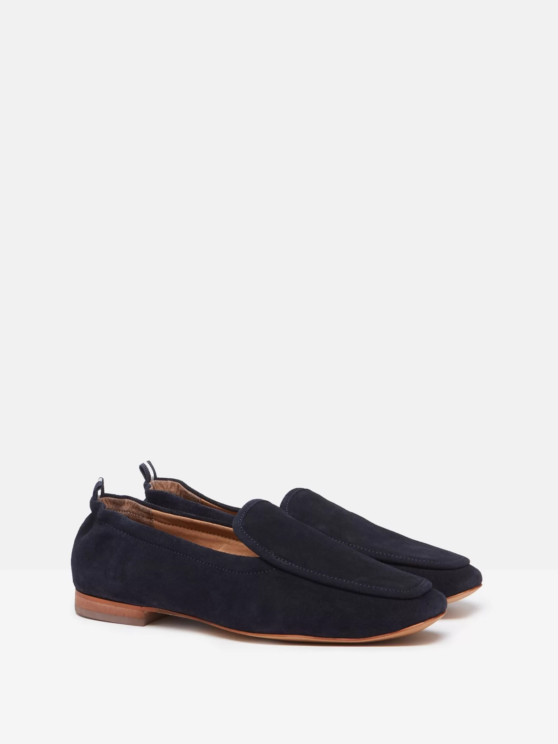 Joules Sloane Narrow Fit Navy Blue Suede Loafers NavyBlue Cheap