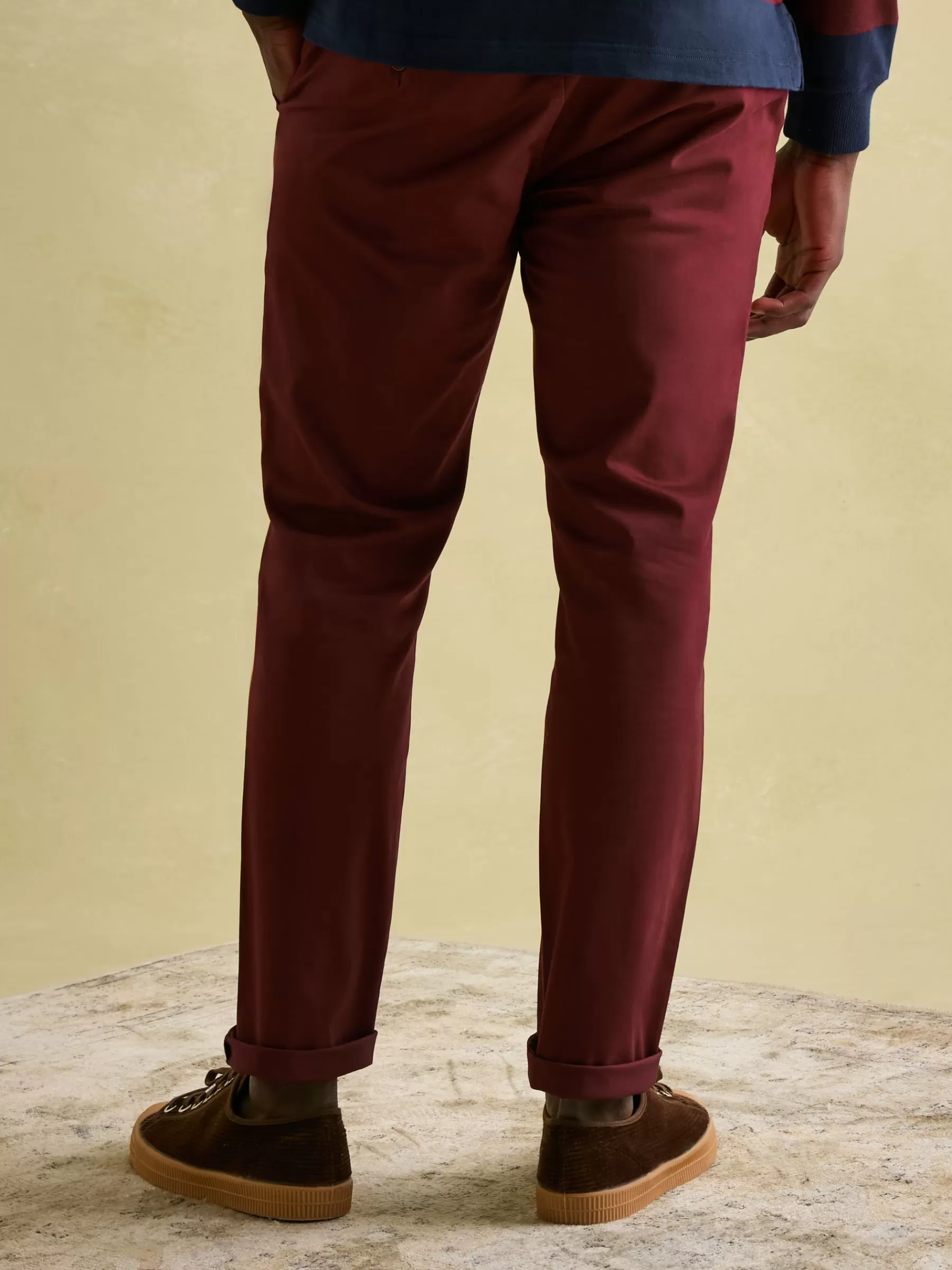 Joules Stamford Slim Fit Chinos Burgundy Cheap