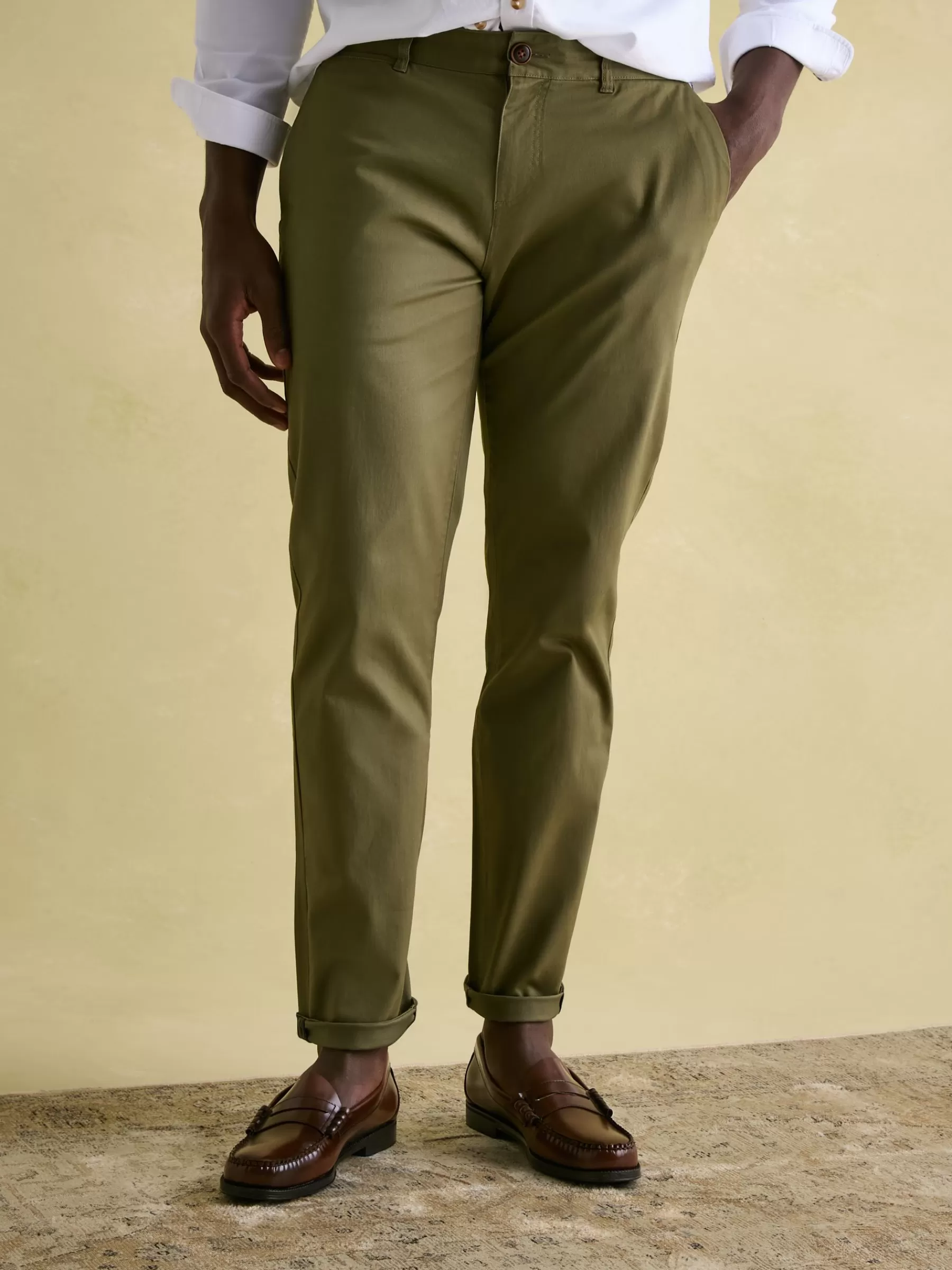 Joules Stamford Slim Fit Chinos Green Online