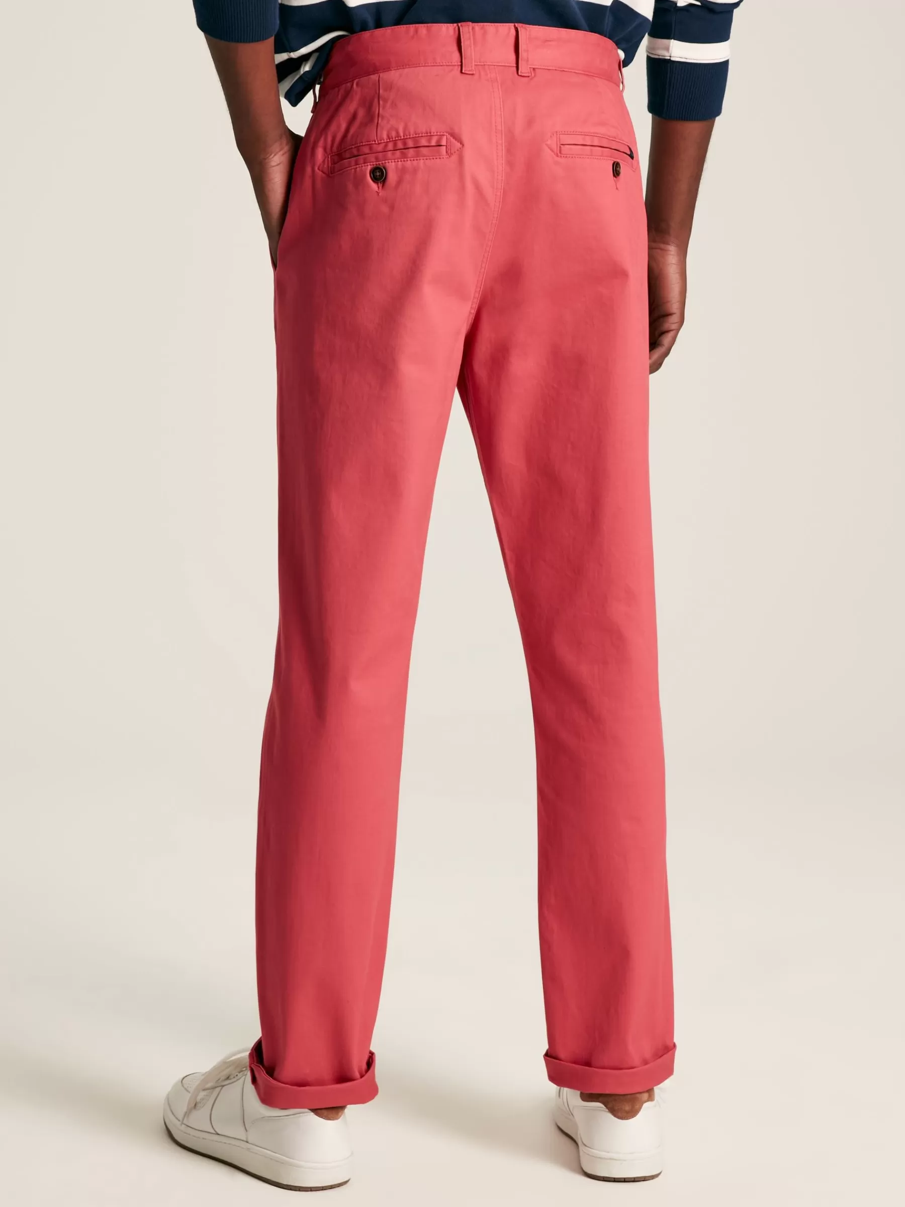 Joules Stamford Slim Fit Chinos Pink Cheap