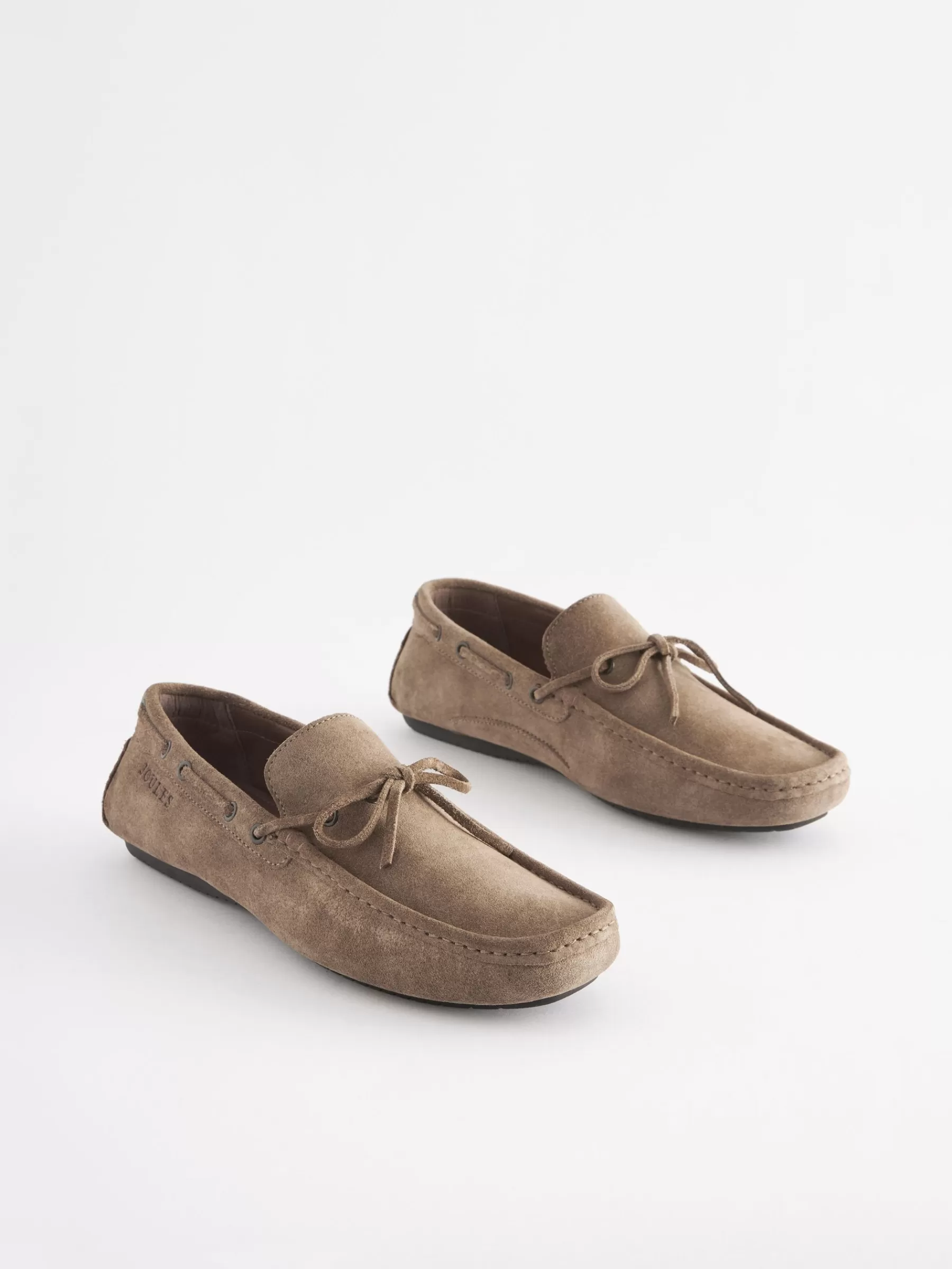 Joules Suede Driver Shoes Stone Shop