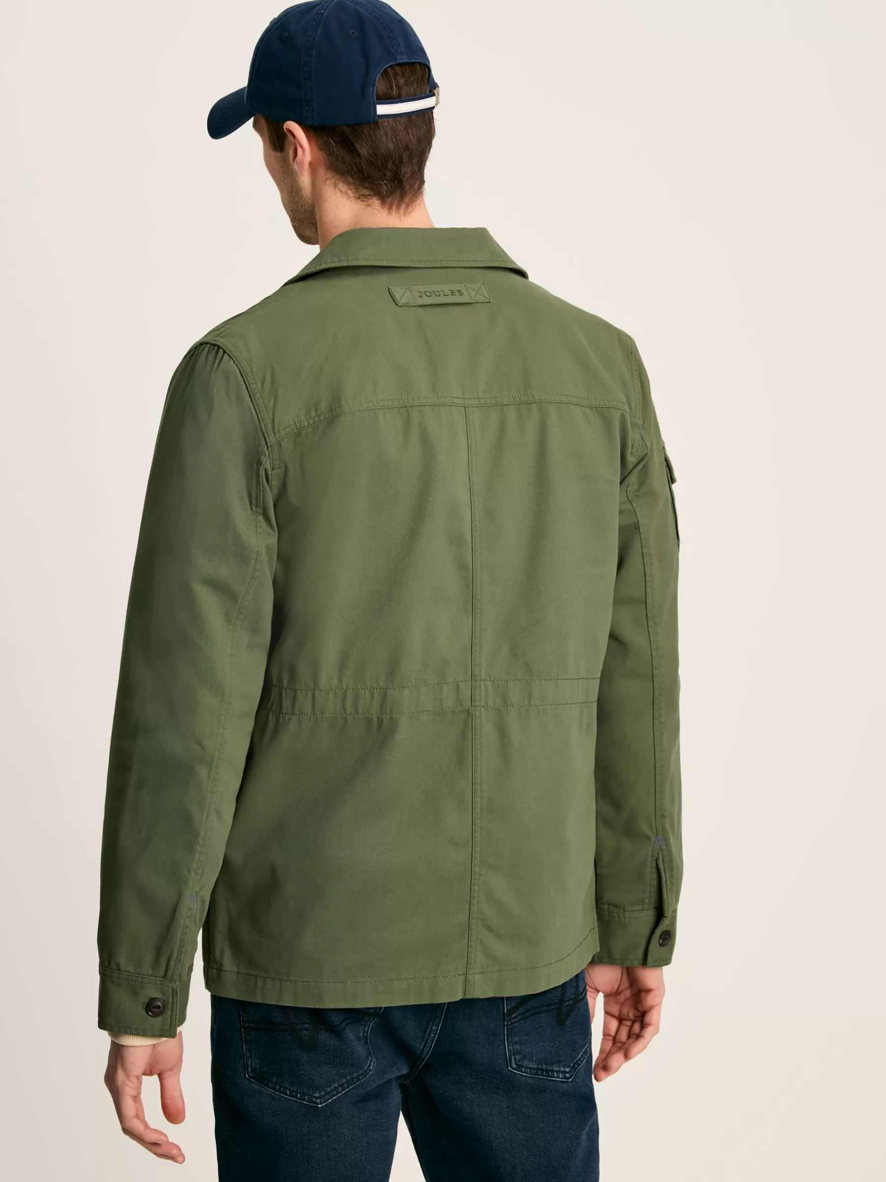 Joules Taddington Cotton Field Jacket Green Cheap