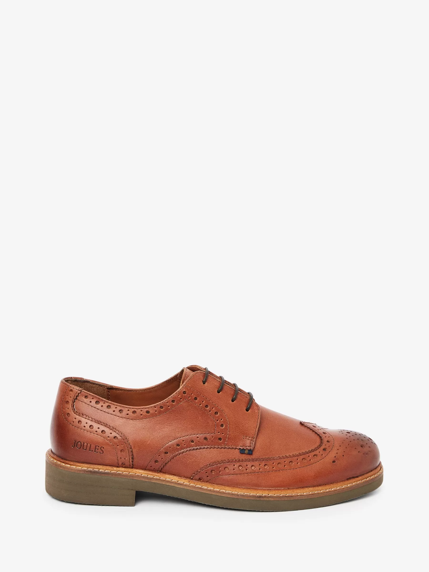 Joules Tan Brown Leather Brogues TanBrownLeather Discount