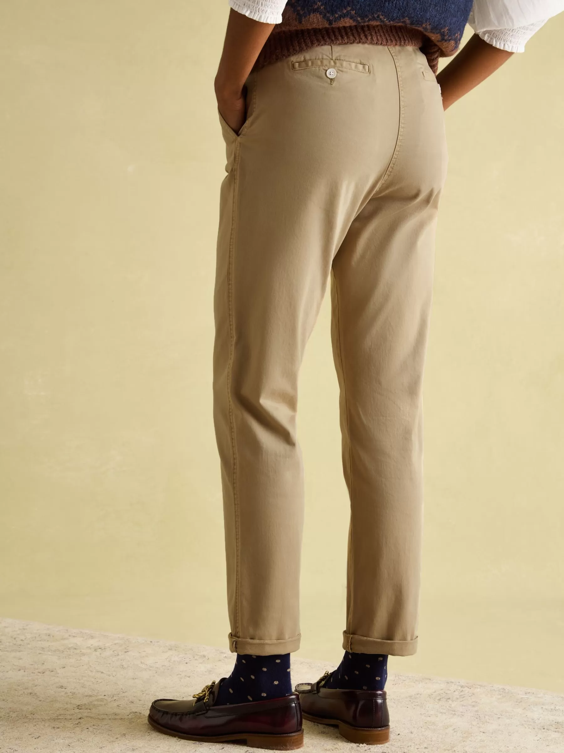 Joules Tan Stone Slim Fit Chino Trousers TanStone Online