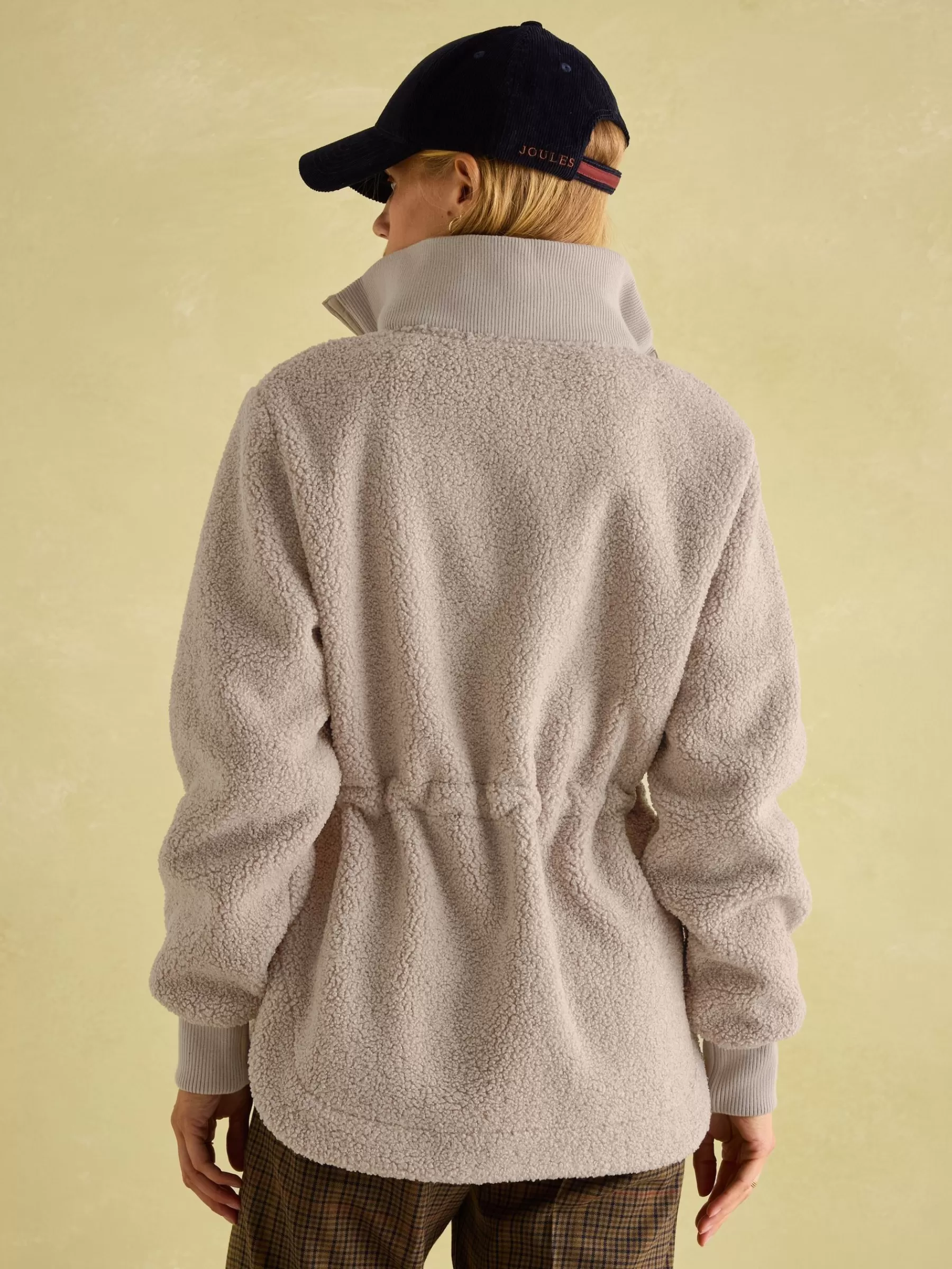 Joules Thurleston Borg Fleece Neutral Store