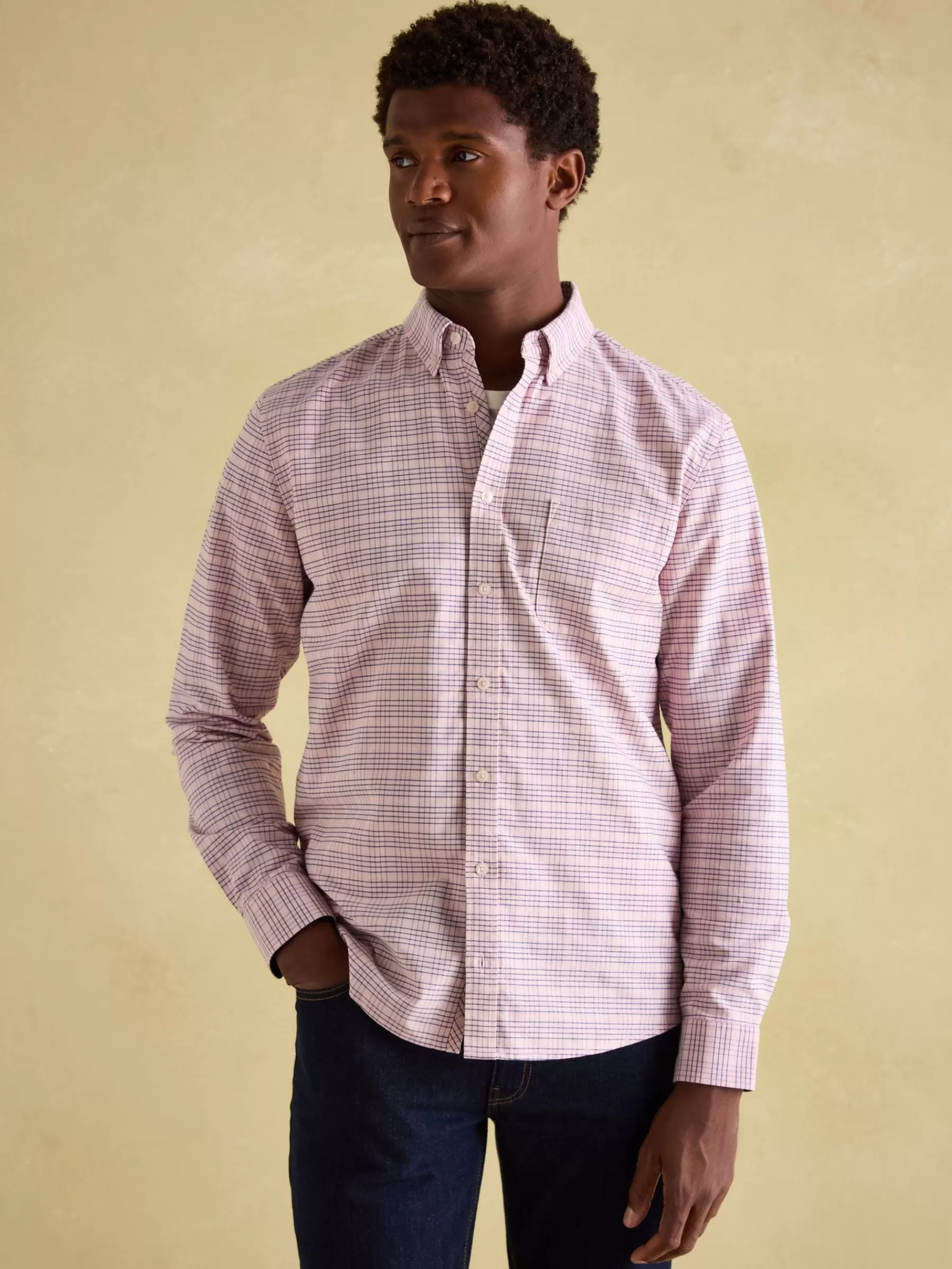 Joules Welford Light Pink Cotton Check Shirt LightPink Outlet