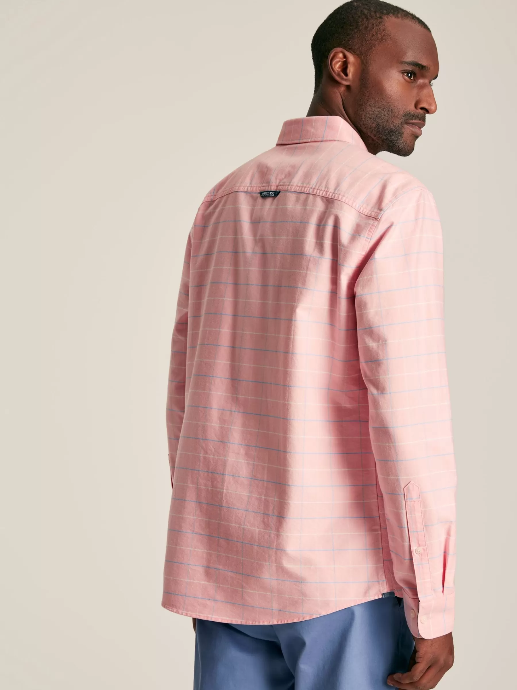 Joules Welford Cotton Check Shirt Pink Best