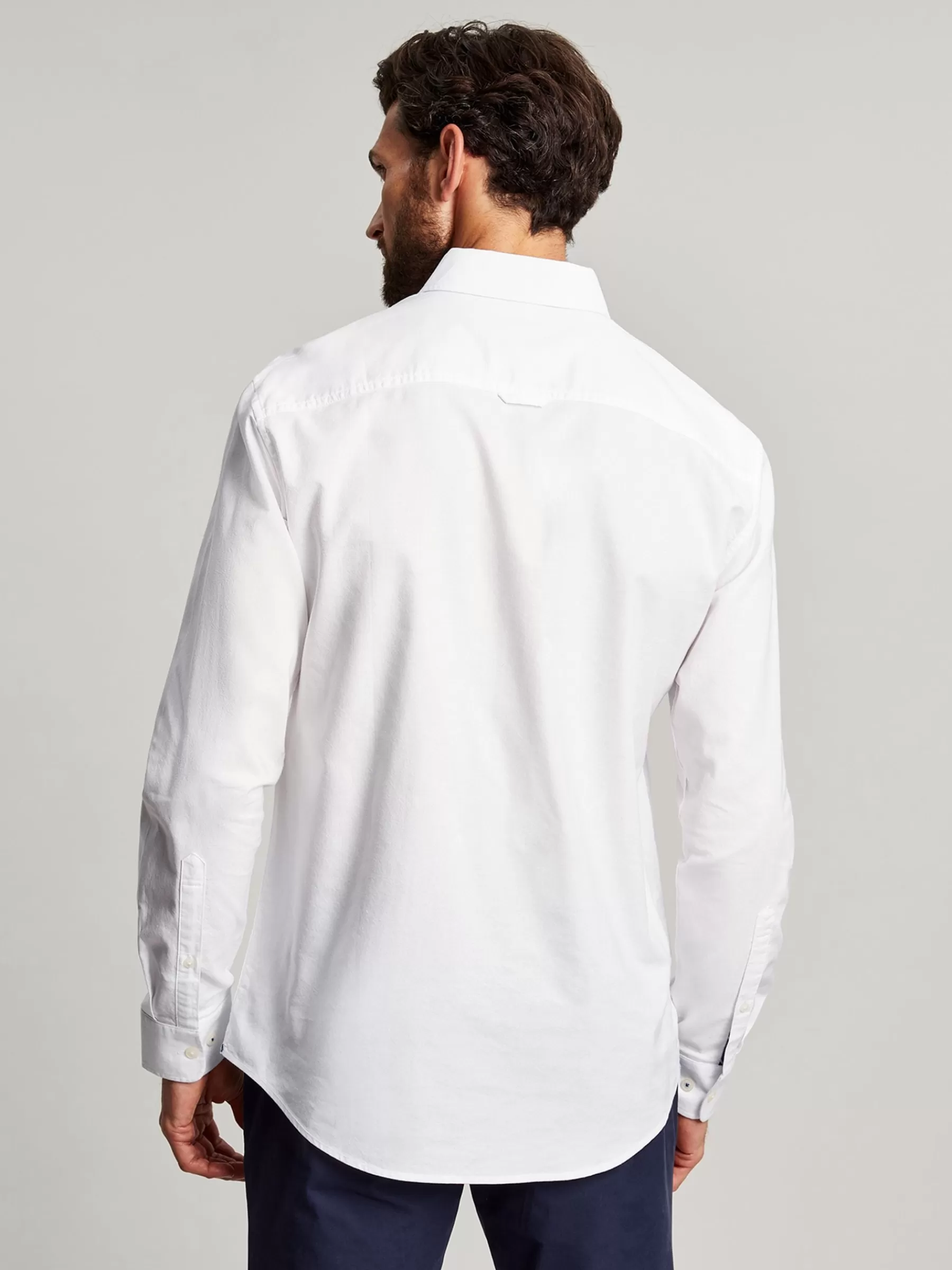 Joules Classic Fit Cotton Oxford Shirt White Flash Sale