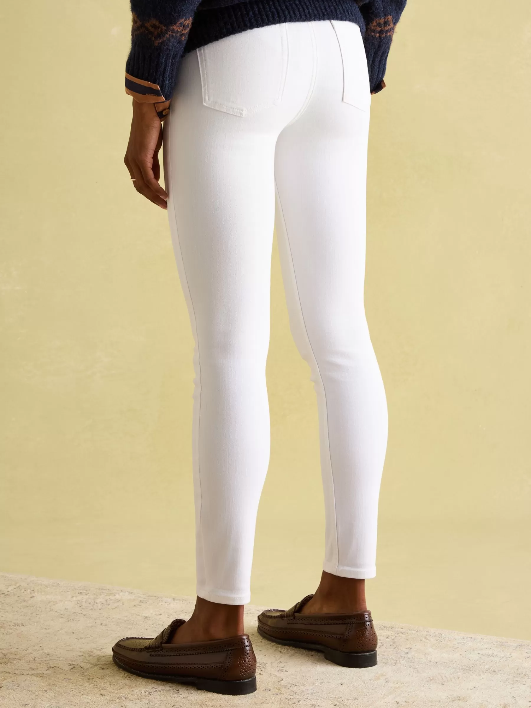 Joules Skinny Fit Jeans White Clearance