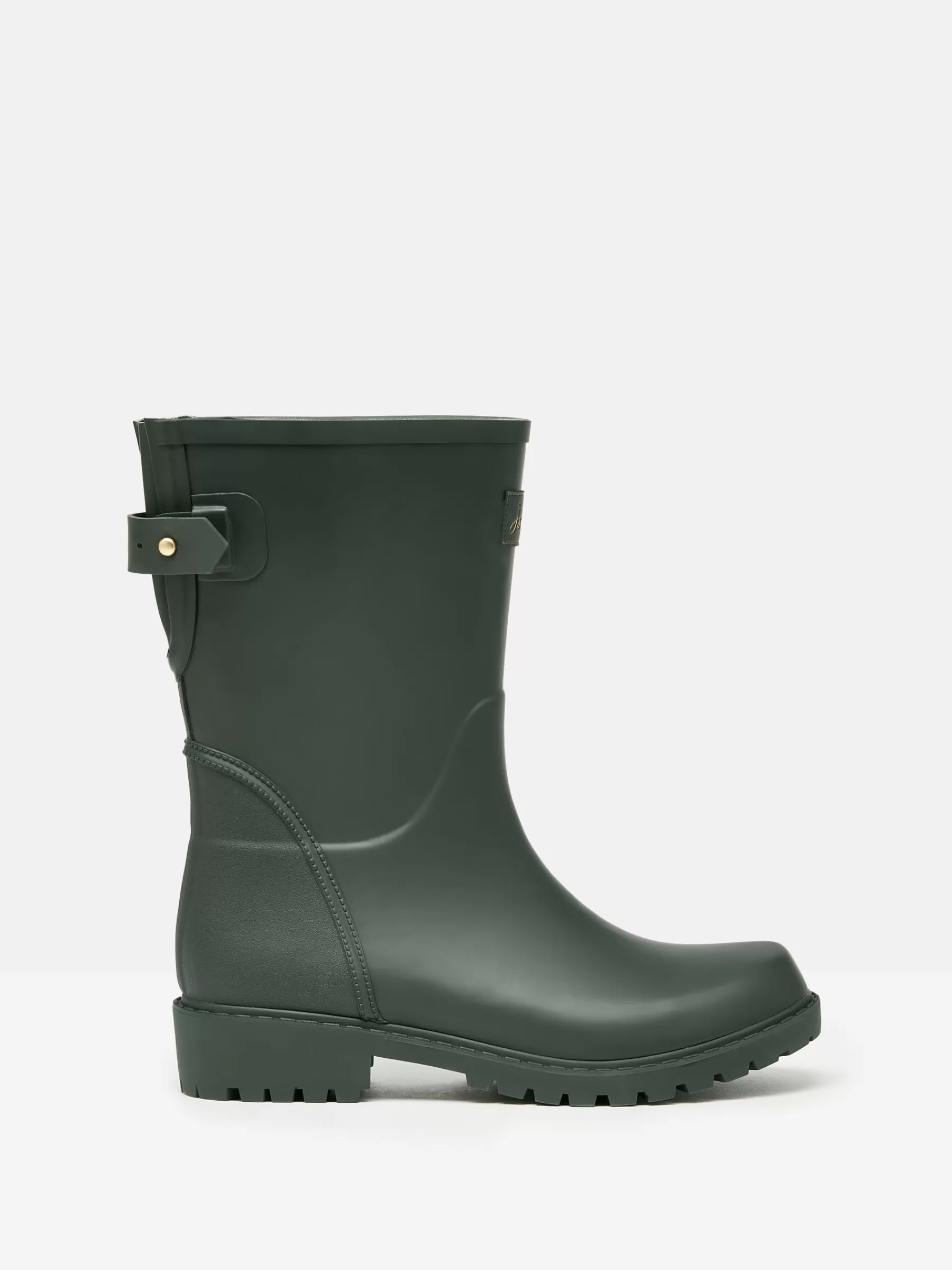 Joules Wistow Adjustable Mid Calf Wellies Green Hot