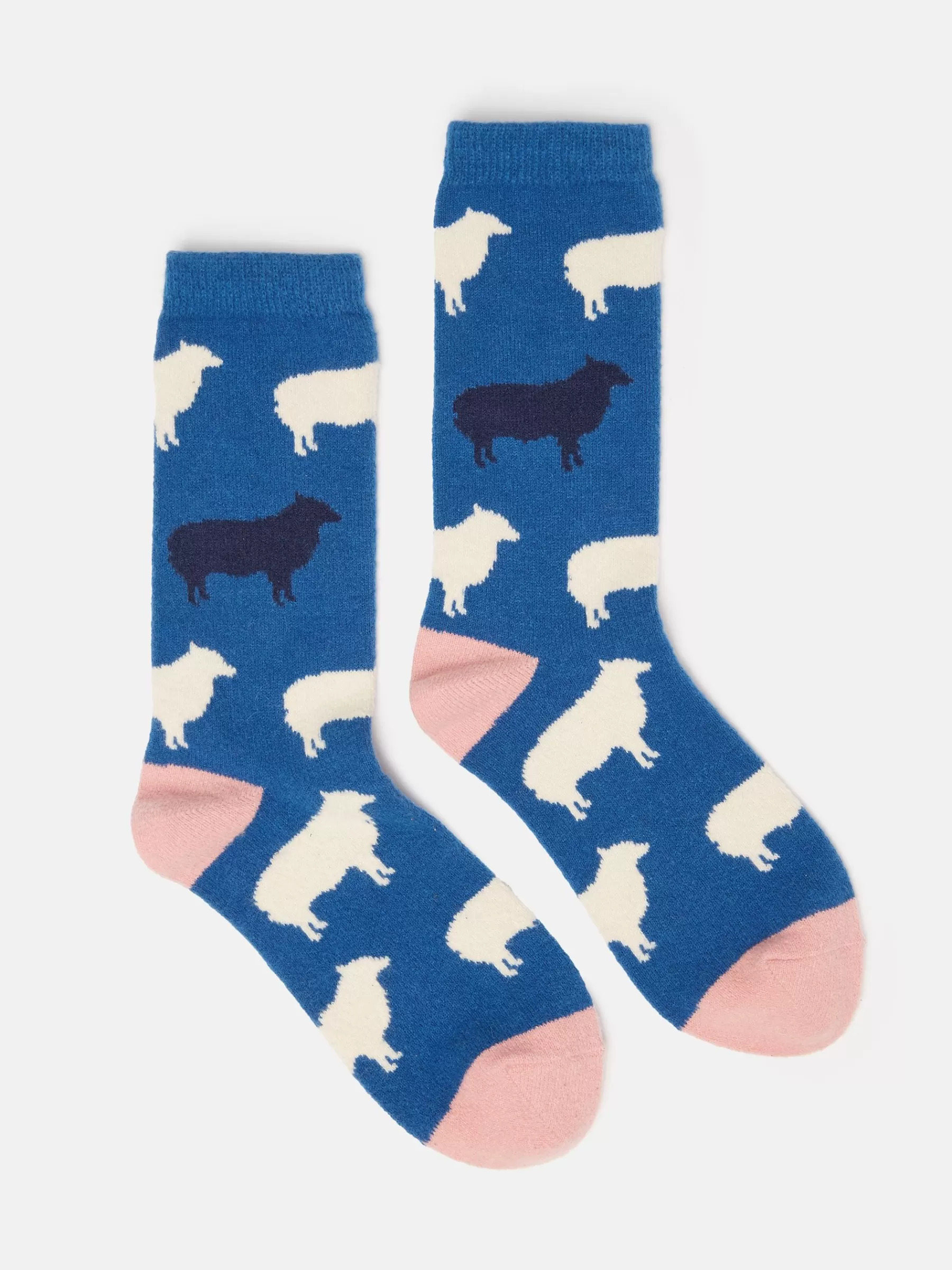 Joules Women's Amble Icon Socks (size 4-8) Blue New